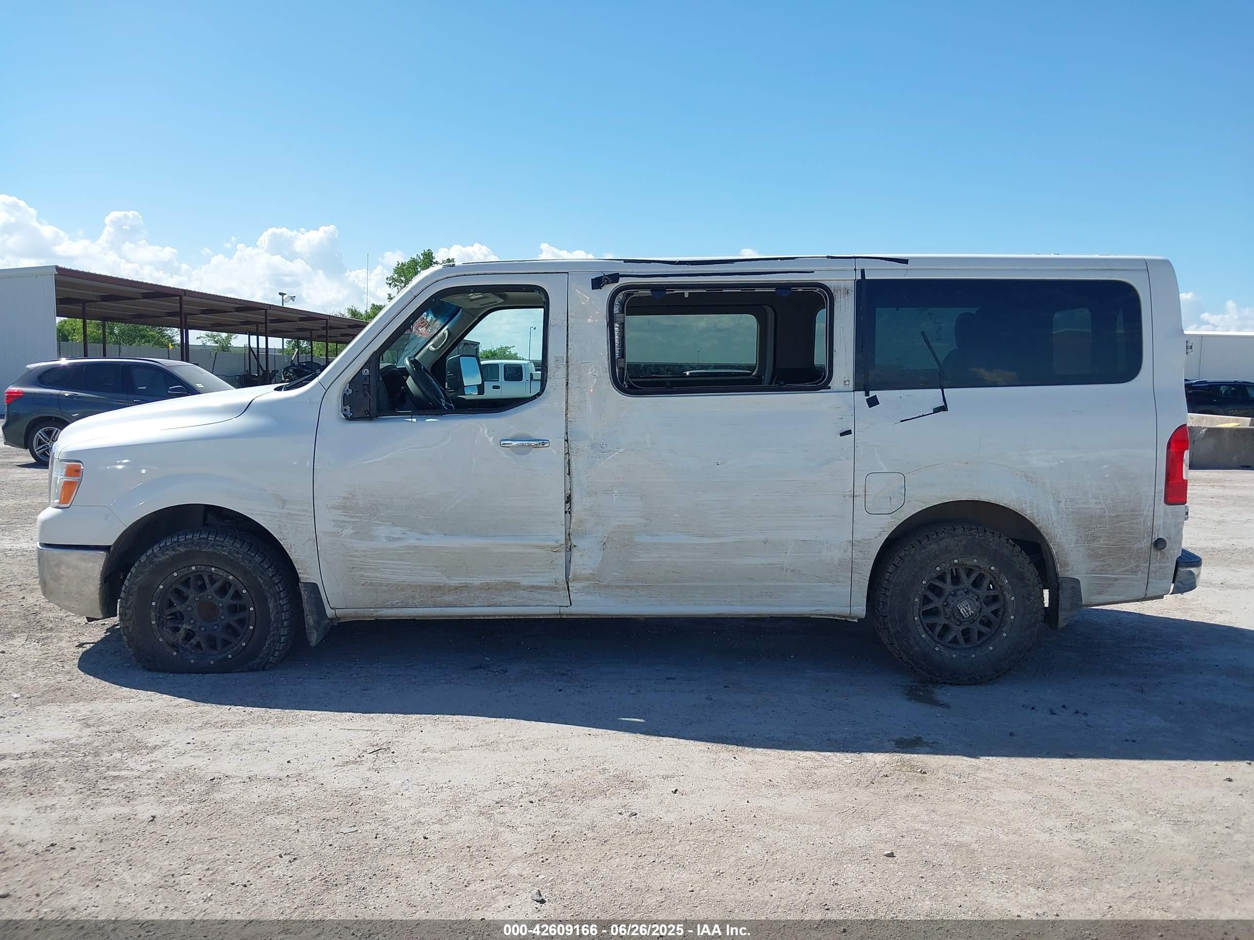 2021 Nissan Nv Passenger Nv3500 Hd Sl White vin: 5BZAF0AA6MN850833