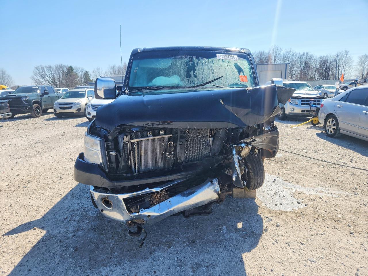 2015 Nissan Nv 3500 Hd Sl Black vin: 5BZAF0AA8FN850657