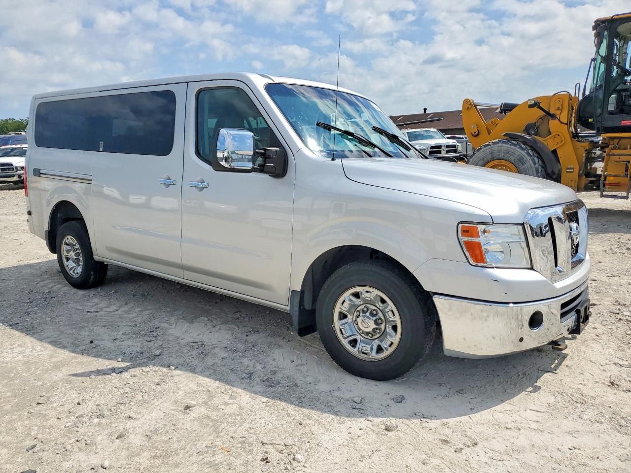 2014 Nissan Nv 3500 Hd S Silver vin: 5BZAF0AA9EN162293