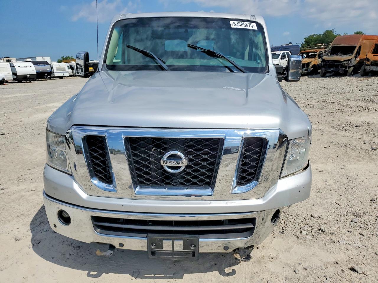 2014 Nissan Nv 3500 Hd S Silver vin: 5BZAF0AA9EN162293