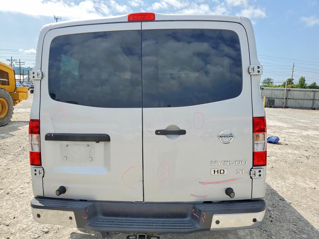 2014 Nissan Nv 3500 Hd S Silver vin: 5BZAF0AA9EN162293
