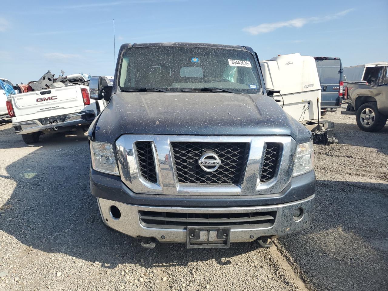 2015 Nissan Nv 3500 S Blue vin: 5BZAF0AA9FN851493