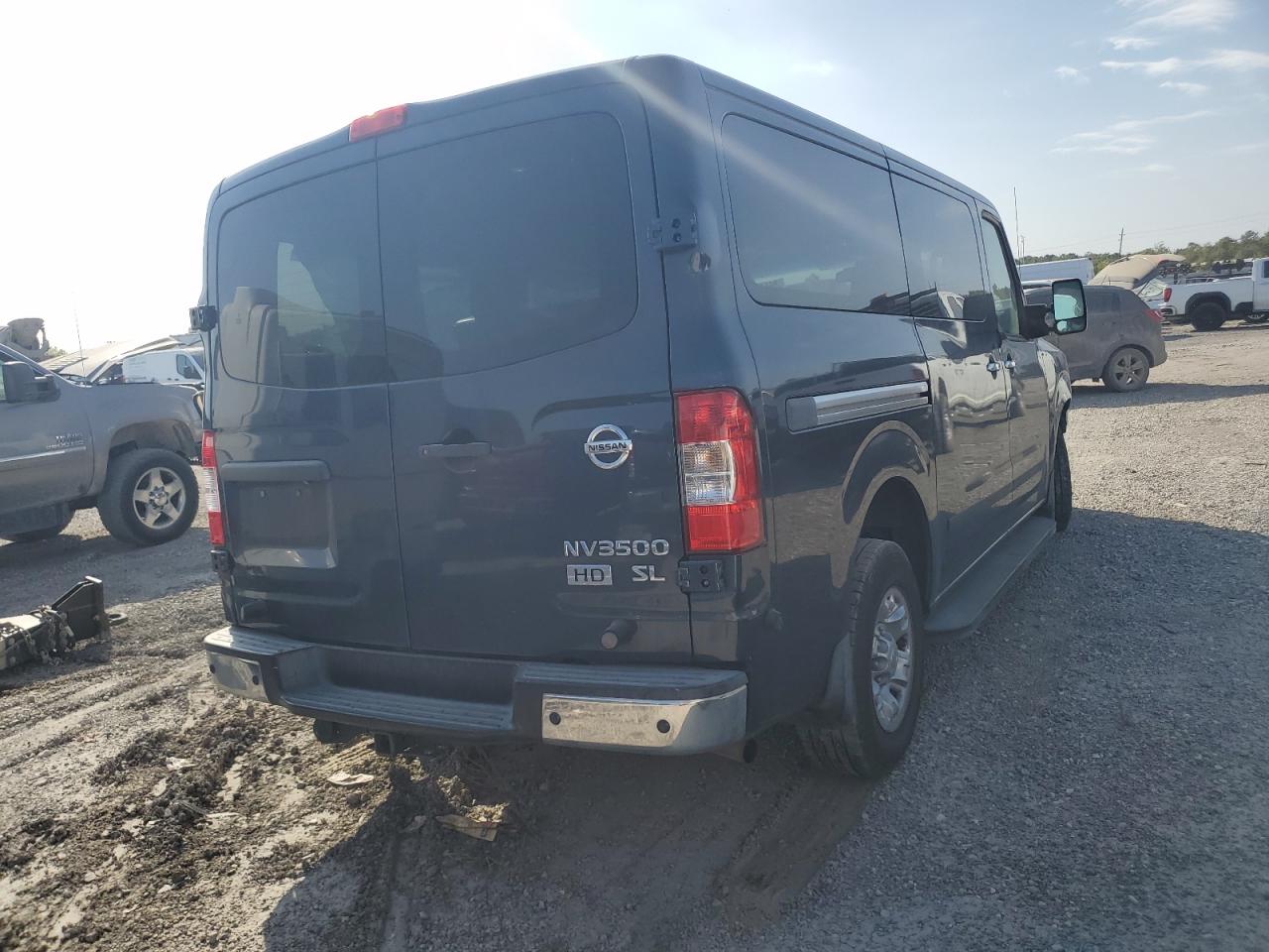 2015 Nissan Nv 3500 S Blue vin: 5BZAF0AA9FN851493