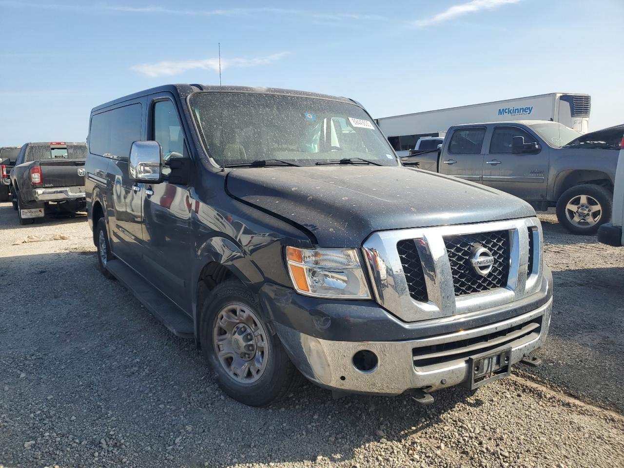 2015 Nissan Nv 3500 S Blue vin: 5BZAF0AA9FN851493