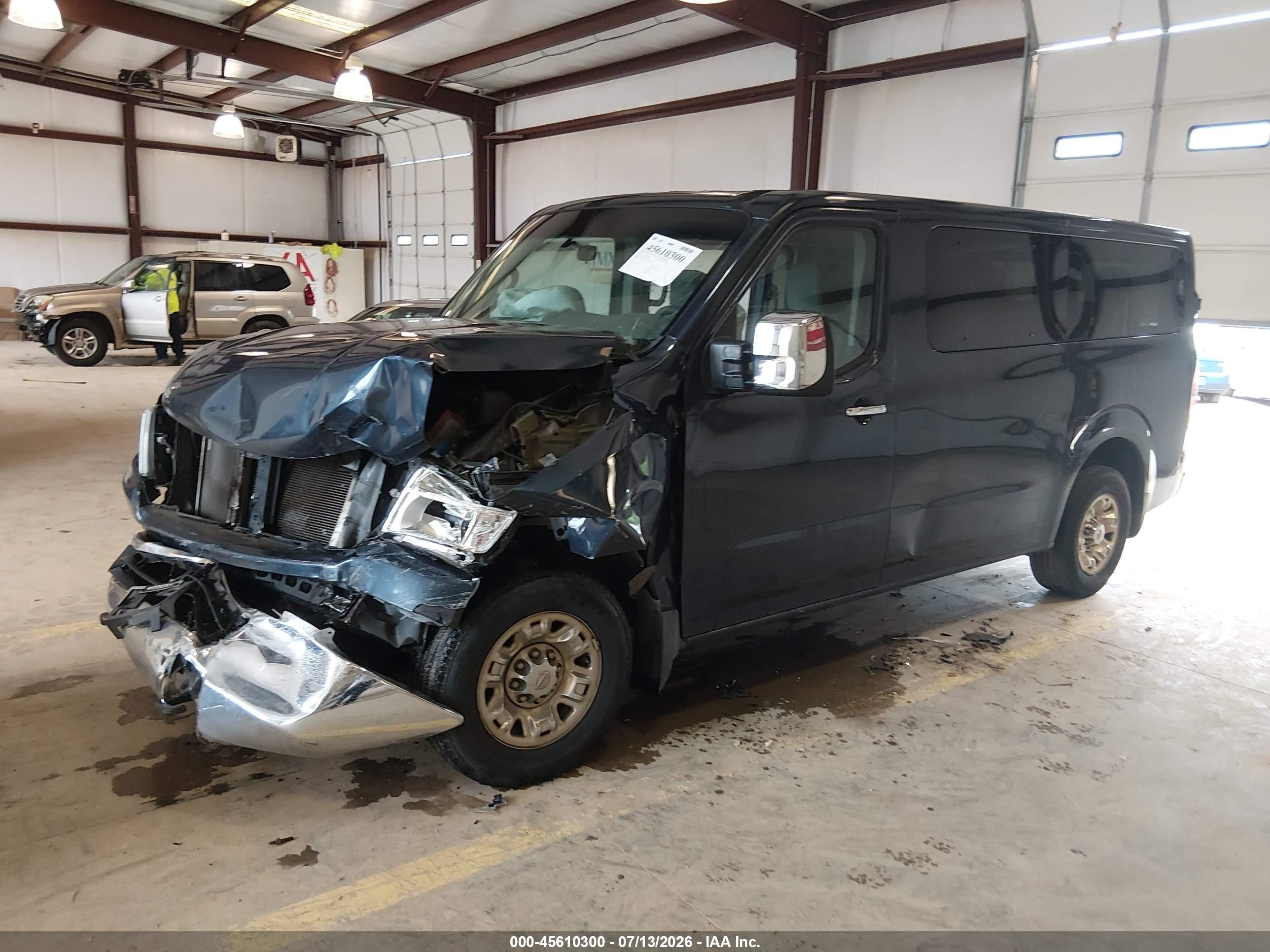 2015 Nissan Nv Passenger Nv3500 Hd Sv V8 Navy vin: 5BZAF0AA9FN852675