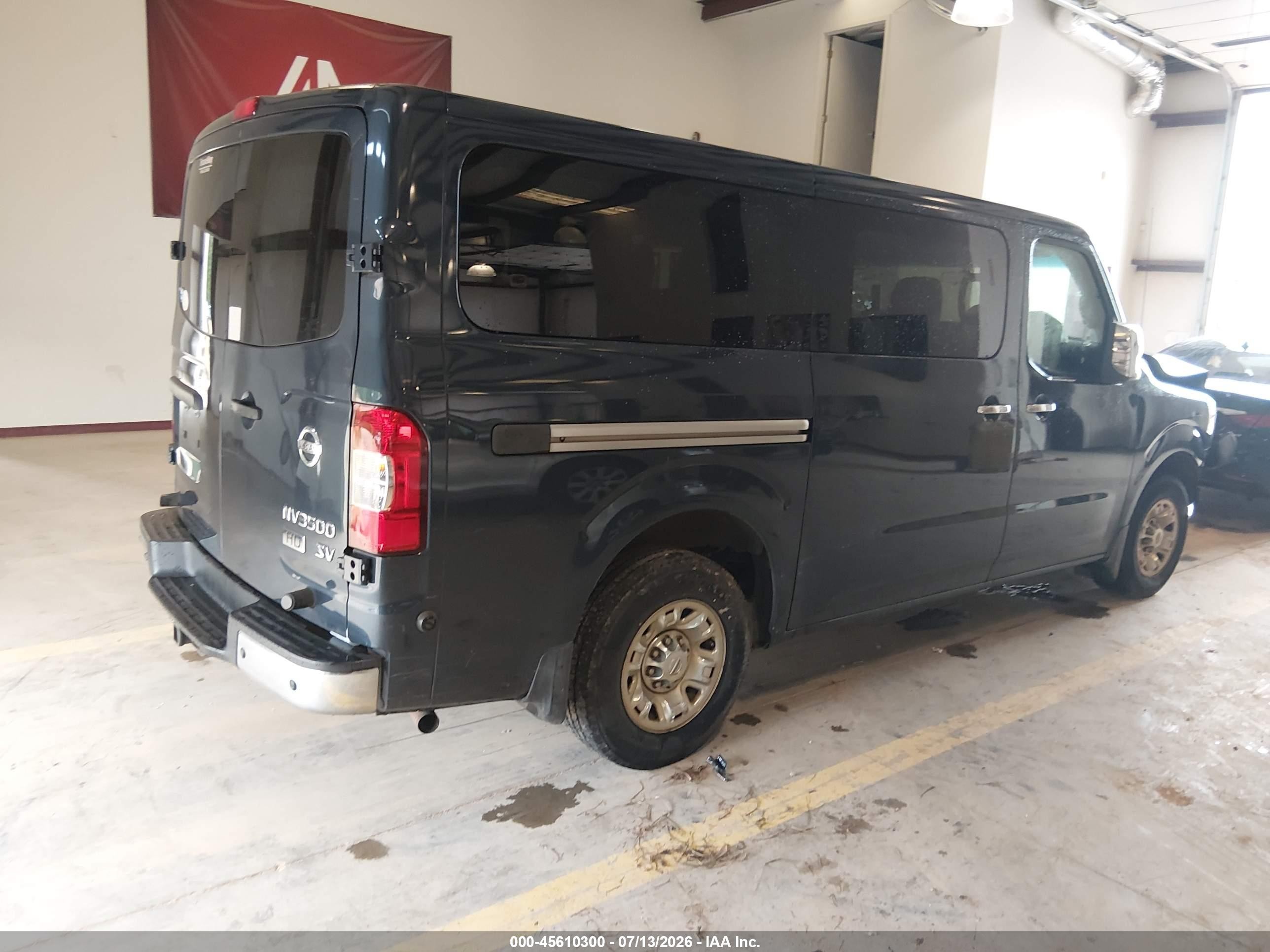 2015 Nissan Nv Passenger Nv3500 Hd Sv V8 Navy vin: 5BZAF0AA9FN852675