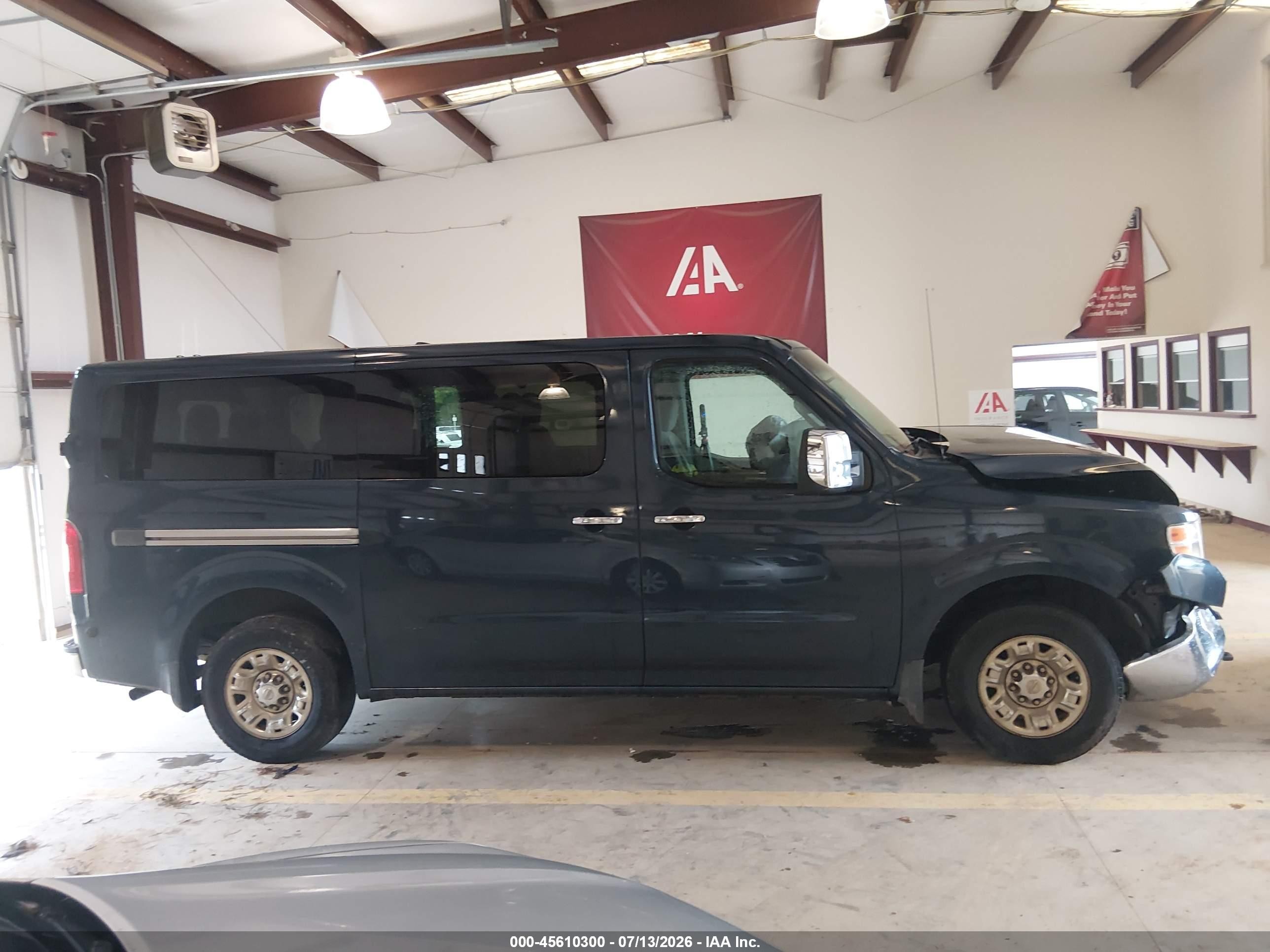 2015 Nissan Nv Passenger Nv3500 Hd Sv V8 Navy vin: 5BZAF0AA9FN852675