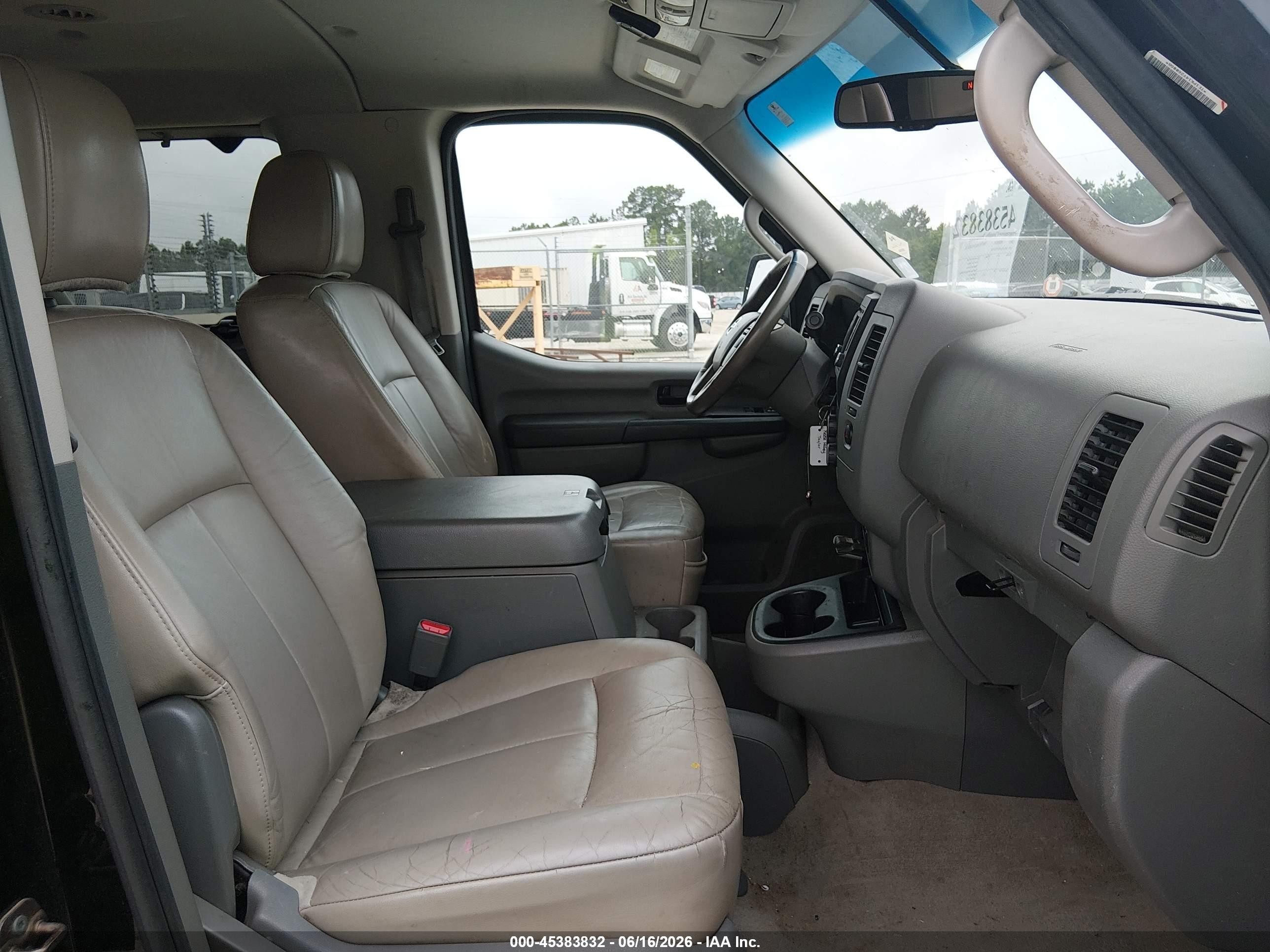 2015 Nissan Nv Passenger Nv3500 Hd Sl V8 Black vin: 5BZAF0AAXFN850143
