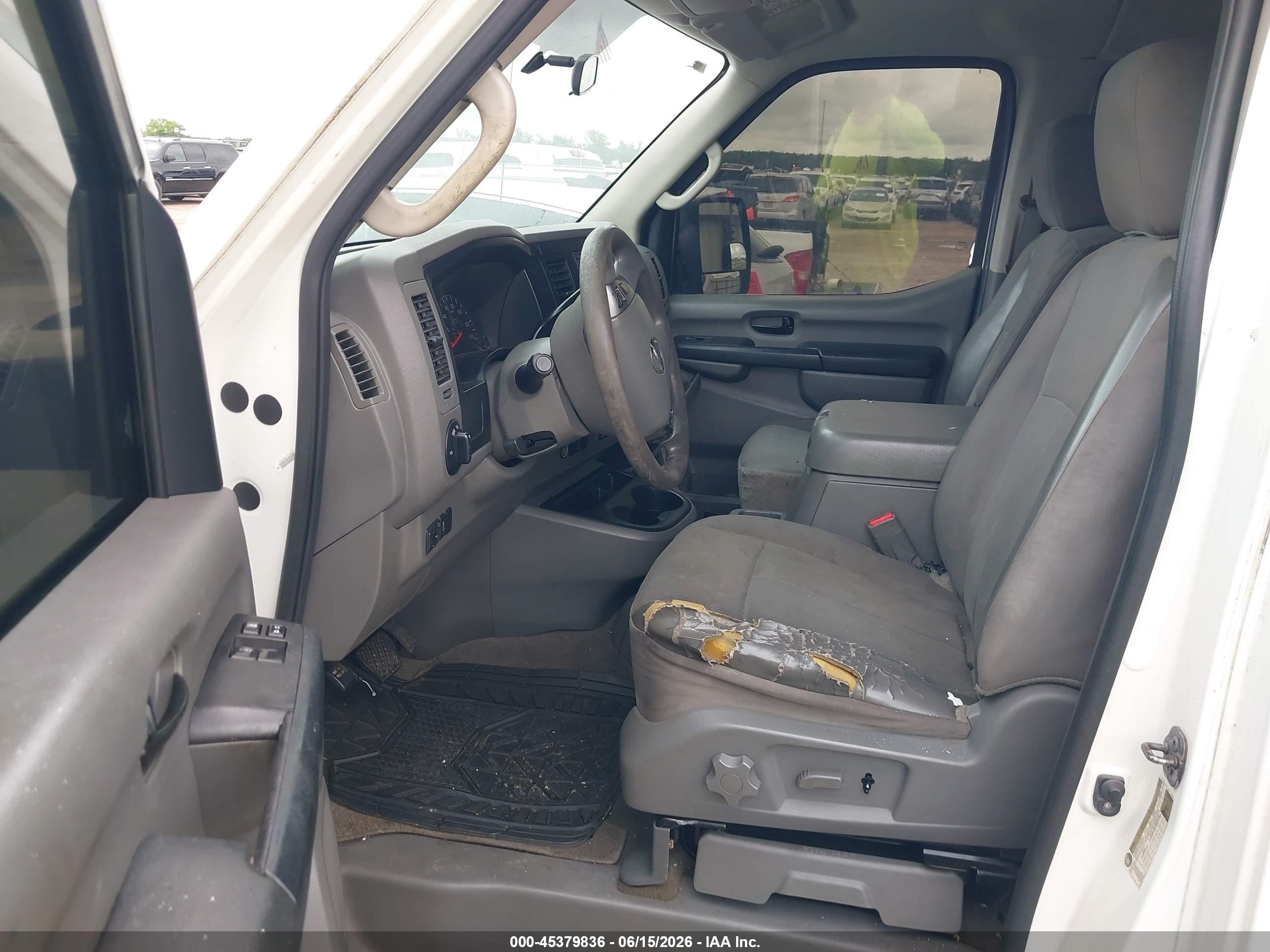 2012 Nissan Nv 3500 Nv3500 Hd Sv V6 White vin: 5BZBF0AA4CN200983