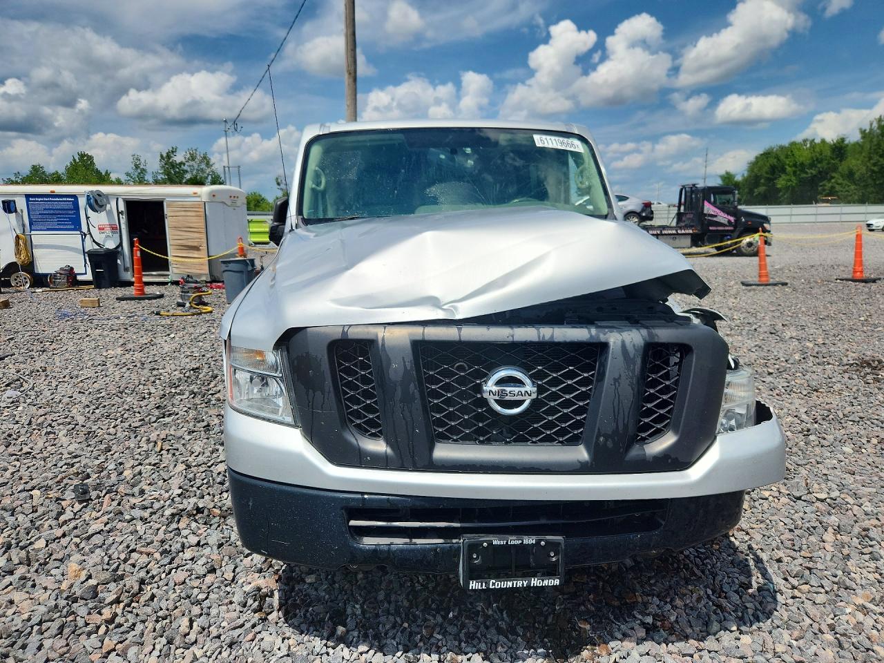 2017 Nissan Nv 3500 Hd S Silver vin: 5BZBF0AA4HN853210