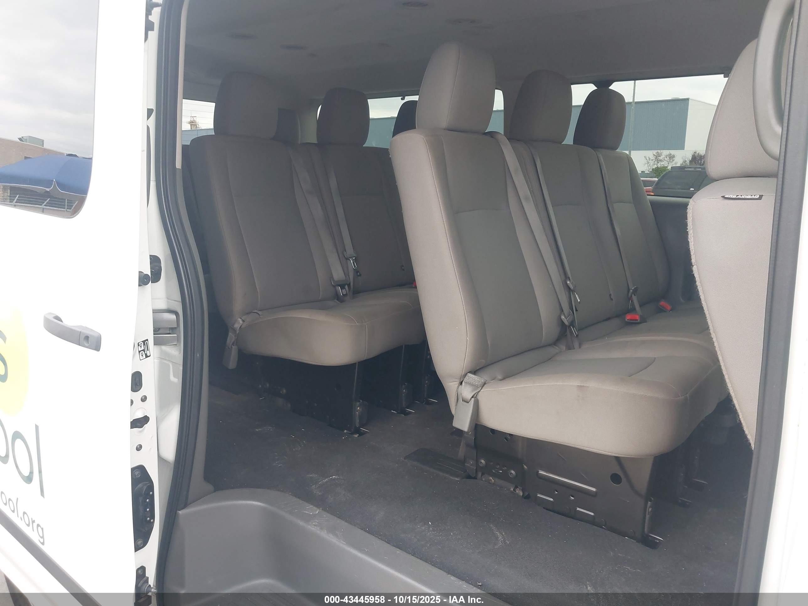 2014 Nissan Nv Passenger Nv3500 Hd S V6/sv V6 White vin: 5BZBF0AA5EN161100