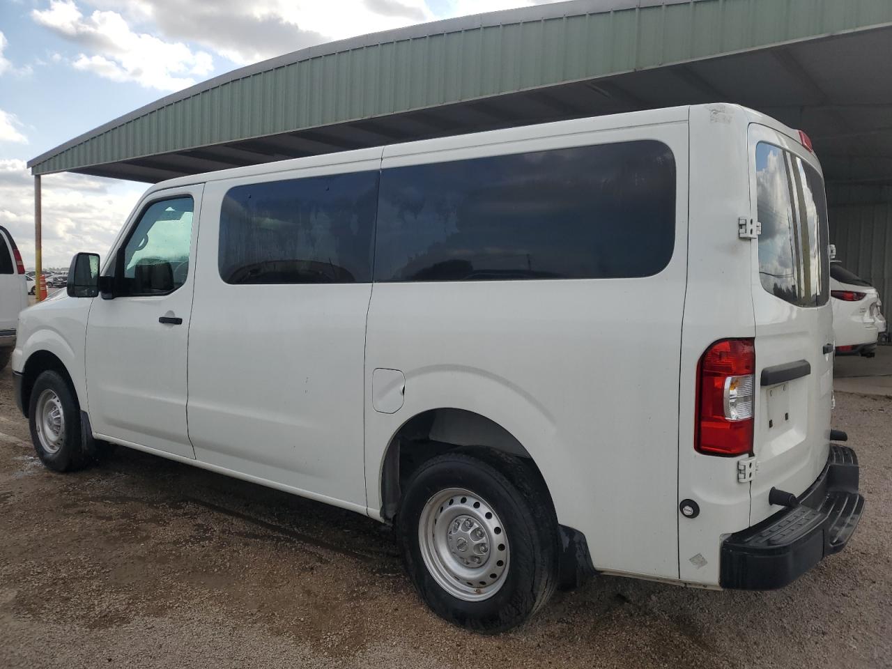 2017 Nissan Nv 3500 S White vin: 5BZBF0AA9HN851064 Damage: Left Side Panel, Dent(S) W/ Paint Dmg, 4 To 5 Inches