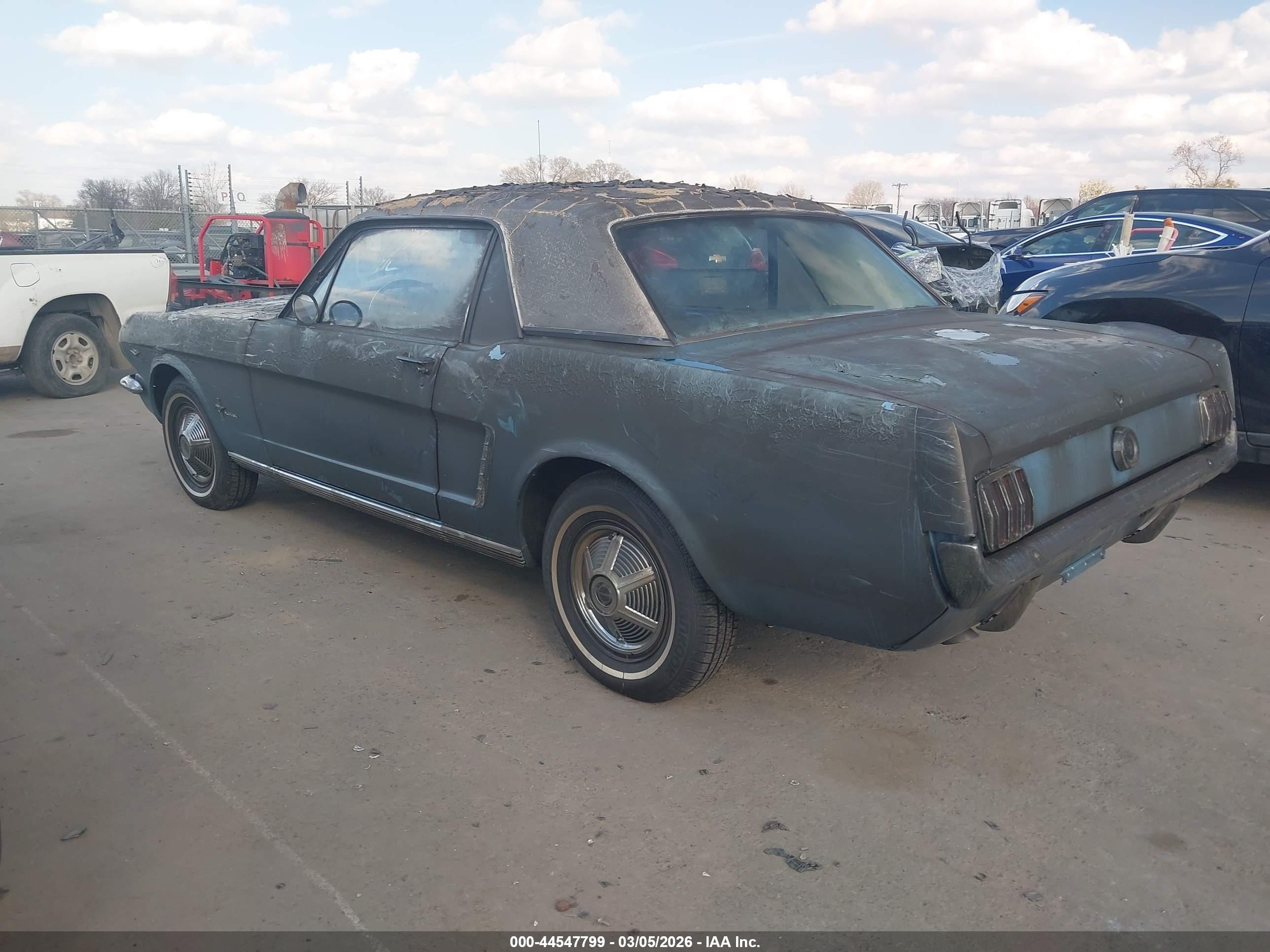 1965 Ford Mustang   Синий vin: 5F07C792835      