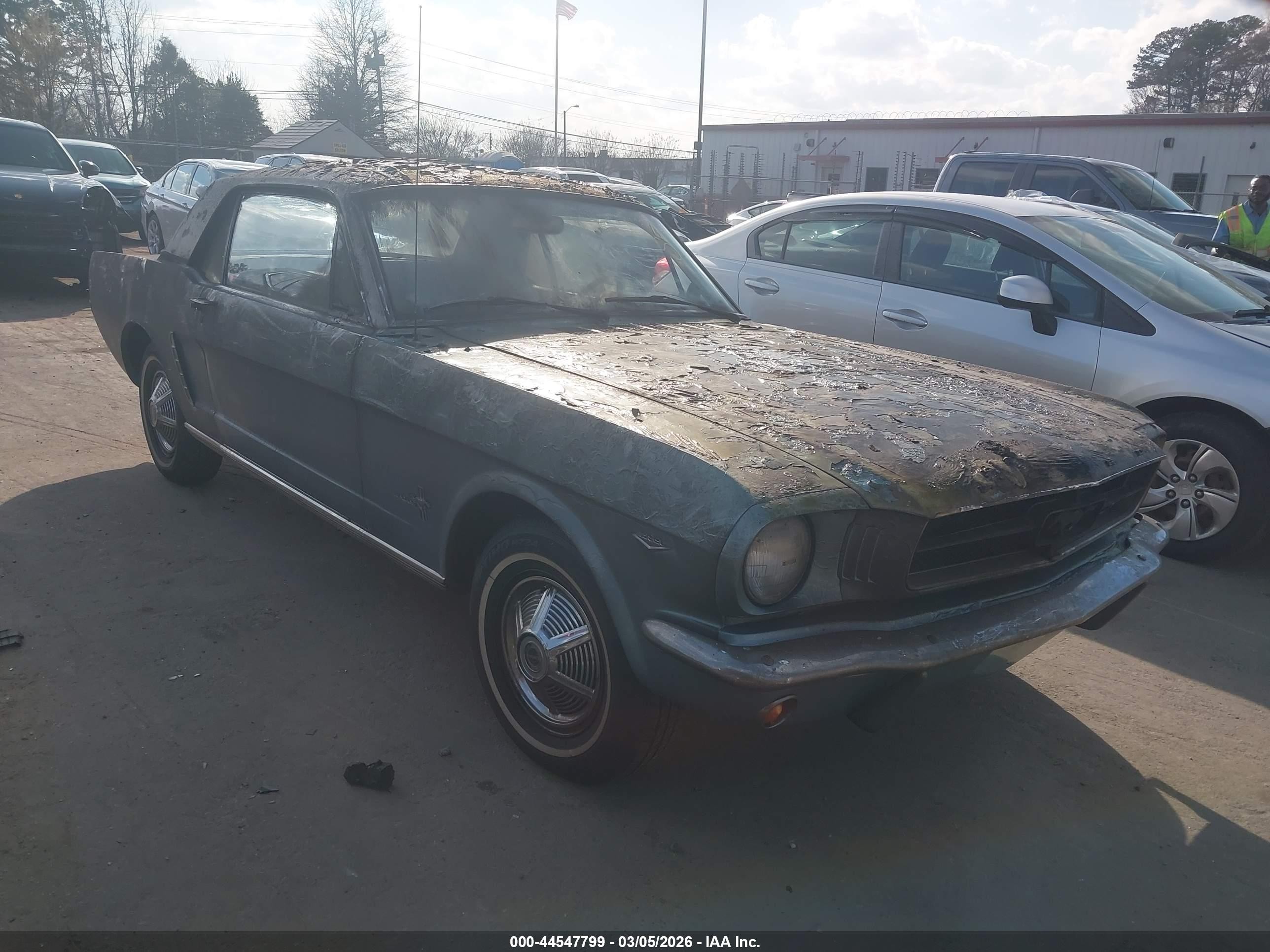 1965 Ford Mustang   Blue vin: 5F07C792835      