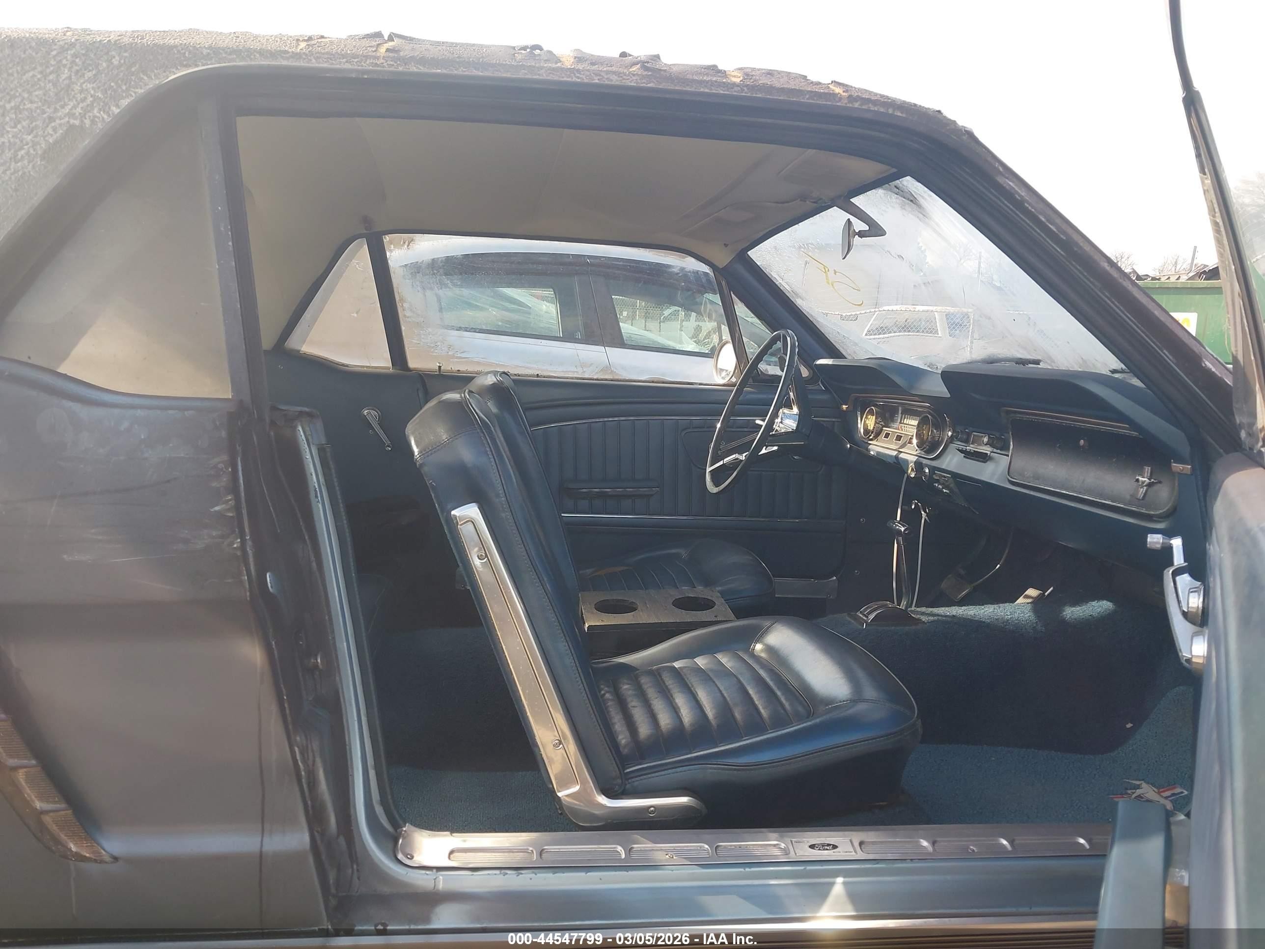 1965 Ford Mustang   Синий vin: 5F07C792835      