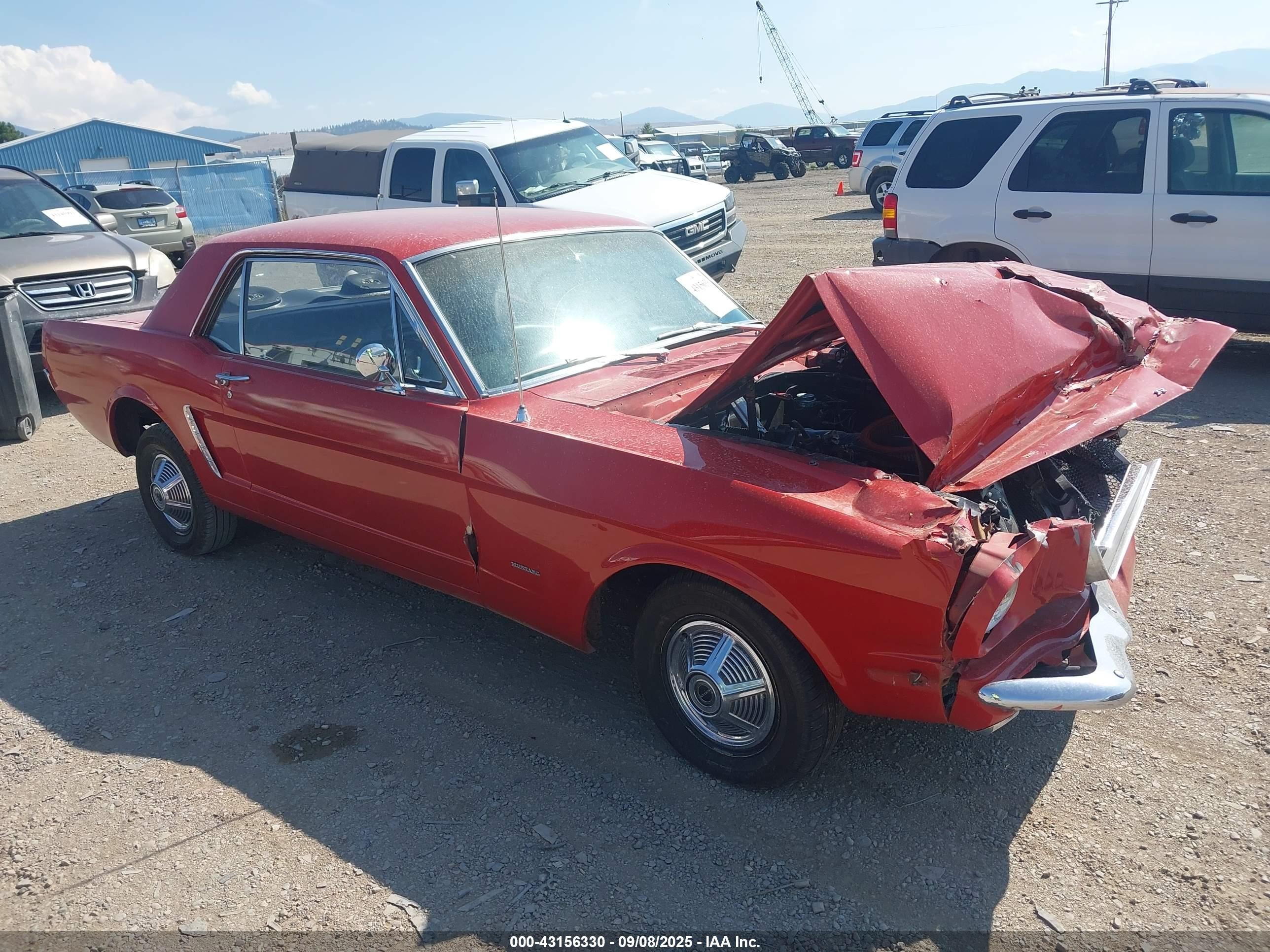 1965 Ford Mustang   Red vin: 5F07U105683      
