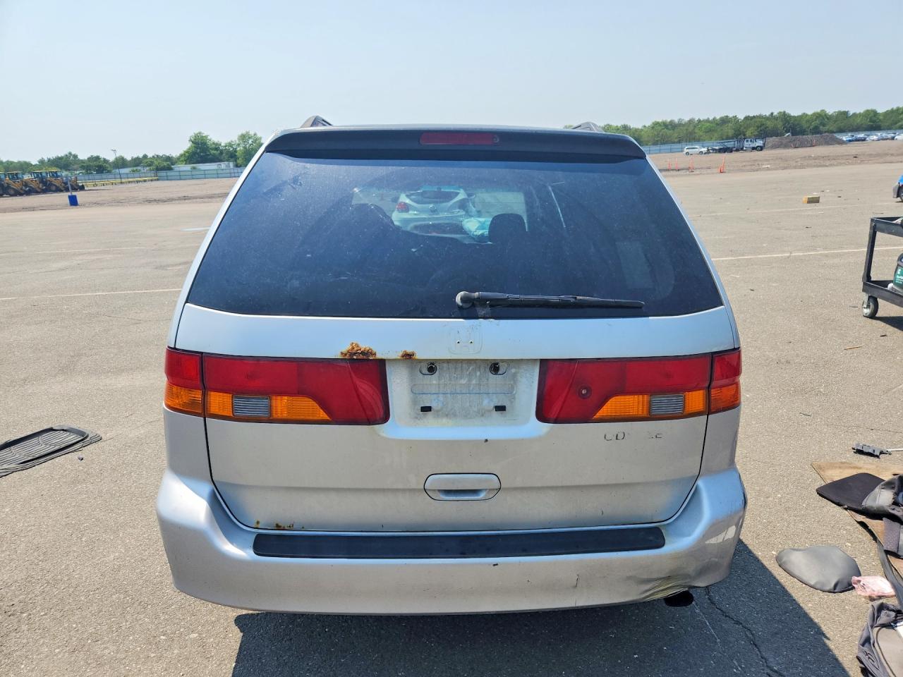 2002 Honda Odyssey Exl Gray vin: 5FNRL18012B048412