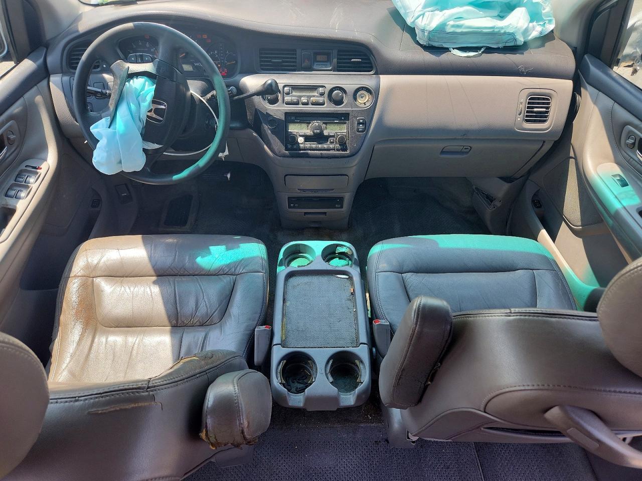 2002 Honda Odyssey Exl Gray vin: 5FNRL18012B048412