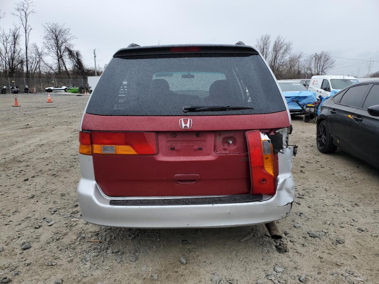 2004 Honda Odyssey Exl Silver vin: 5FNRL18014B078125