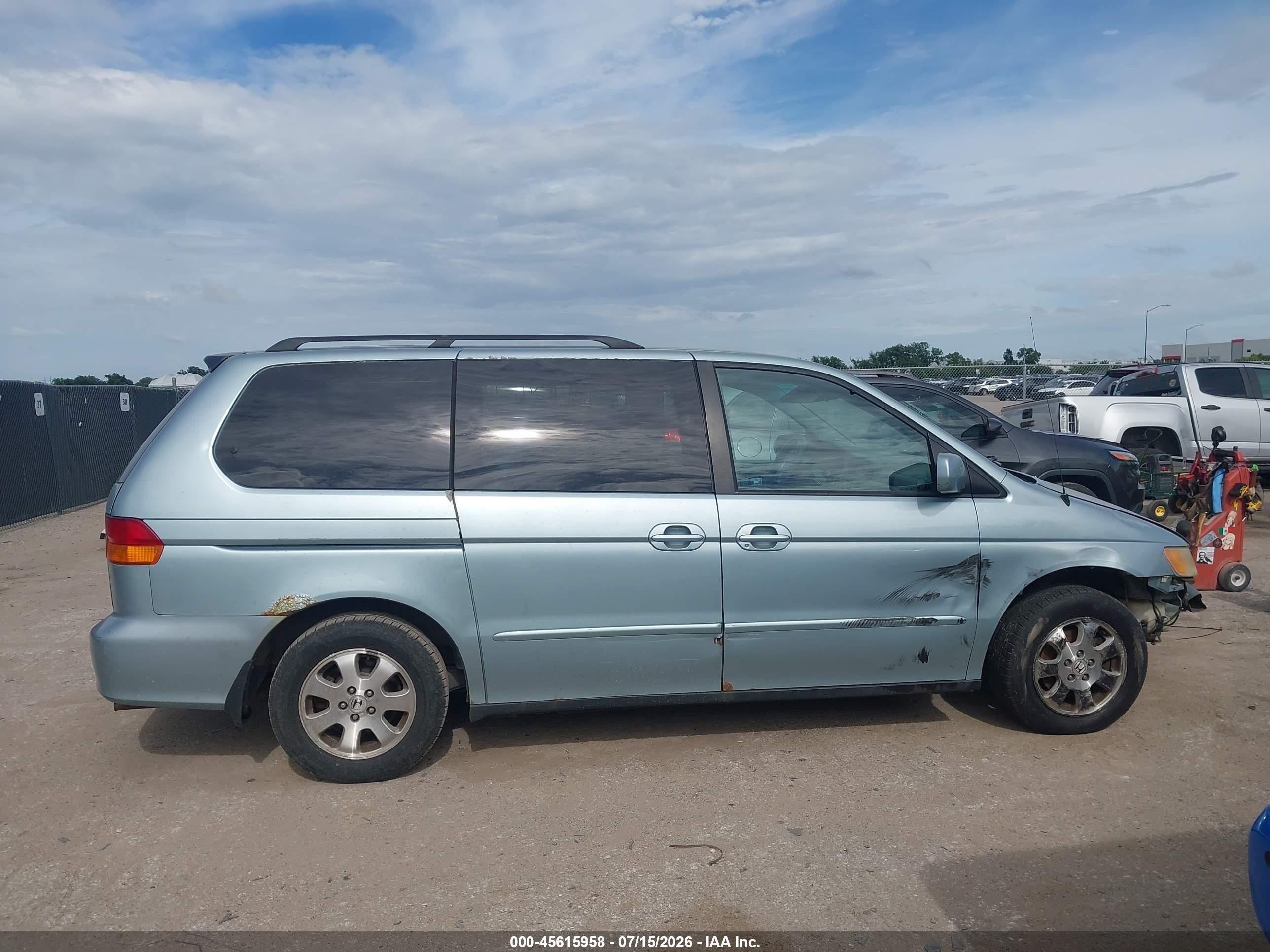 2004 Honda Odyssey Ex-l Серебряный vin: 5FNRL18014B109678