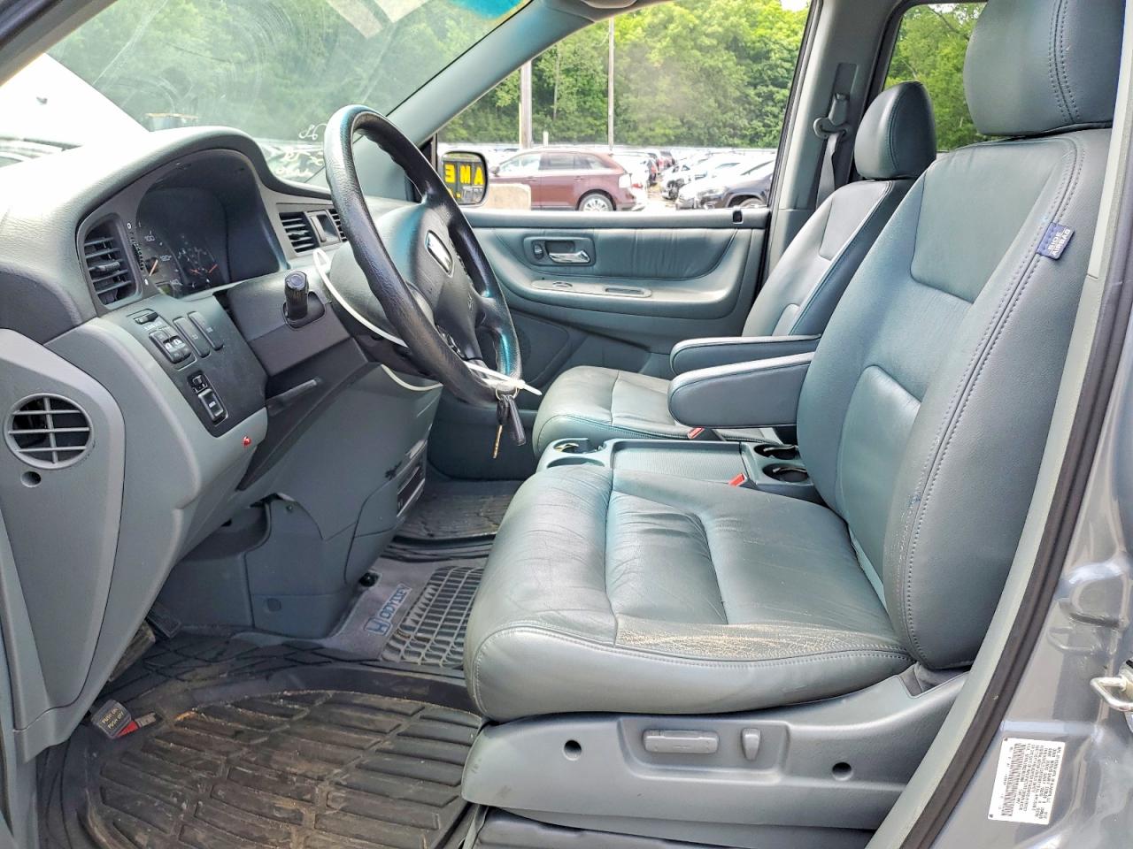 2002 Honda Odyssey Exl Gray vin: 5FNRL18022B033966