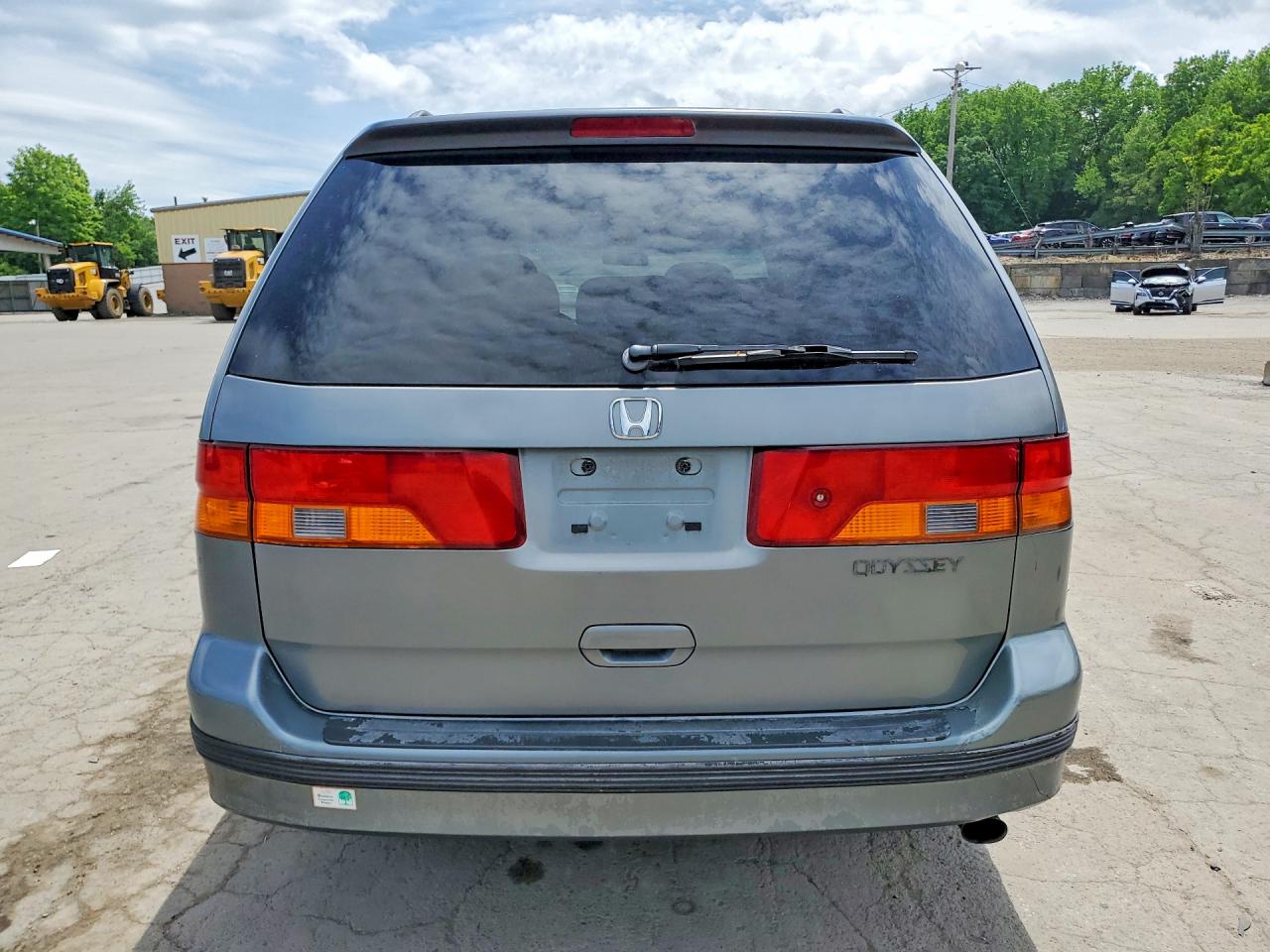 2002 Honda Odyssey Exl Gray vin: 5FNRL18022B033966
