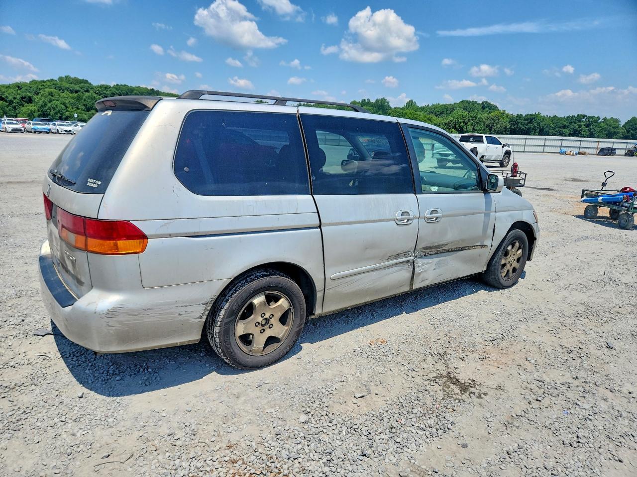 2002 Honda Odyssey Exl Серебряный vin: 5FNRL18022B052422