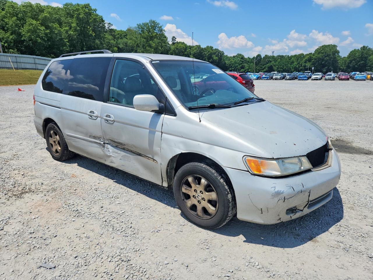 2002 Honda Odyssey Exl Серебряный vin: 5FNRL18022B052422