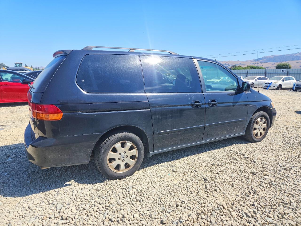 2004 Honda Odyssey Exl Black vin: 5FNRL18024B117871