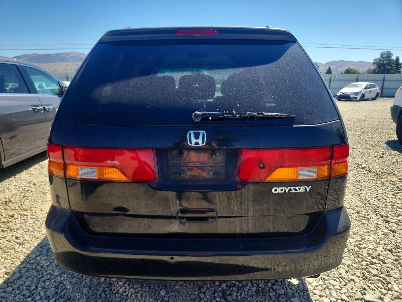 2004 Honda Odyssey Exl Black vin: 5FNRL18024B117871
