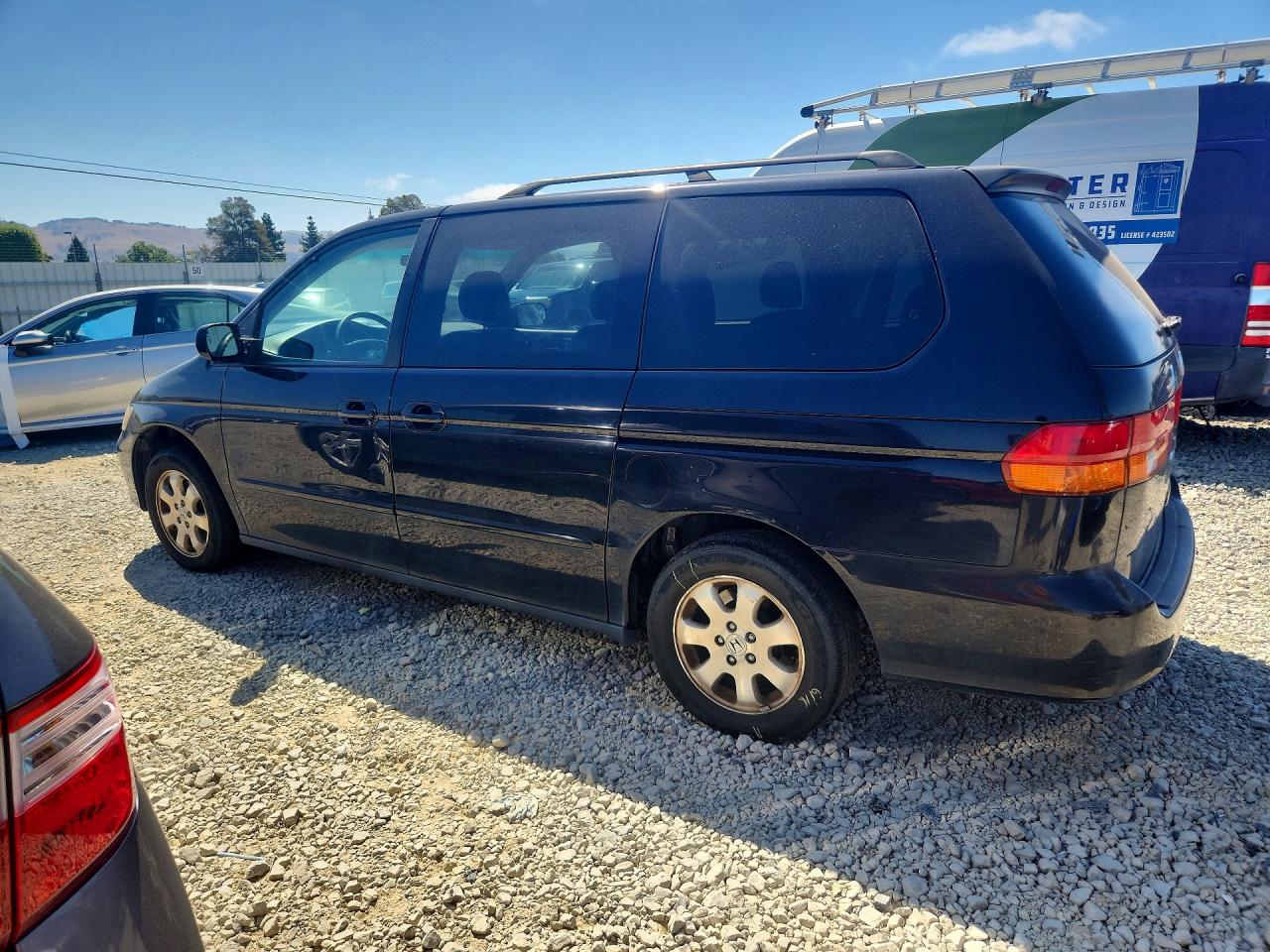 2004 Honda Odyssey Exl Black vin: 5FNRL18024B117871