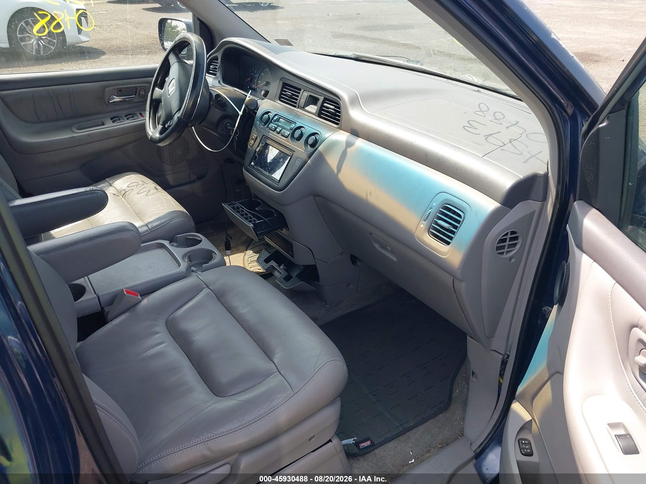 2003 Honda Odyssey Ex-l Синий vin: 5FNRL18033B037946