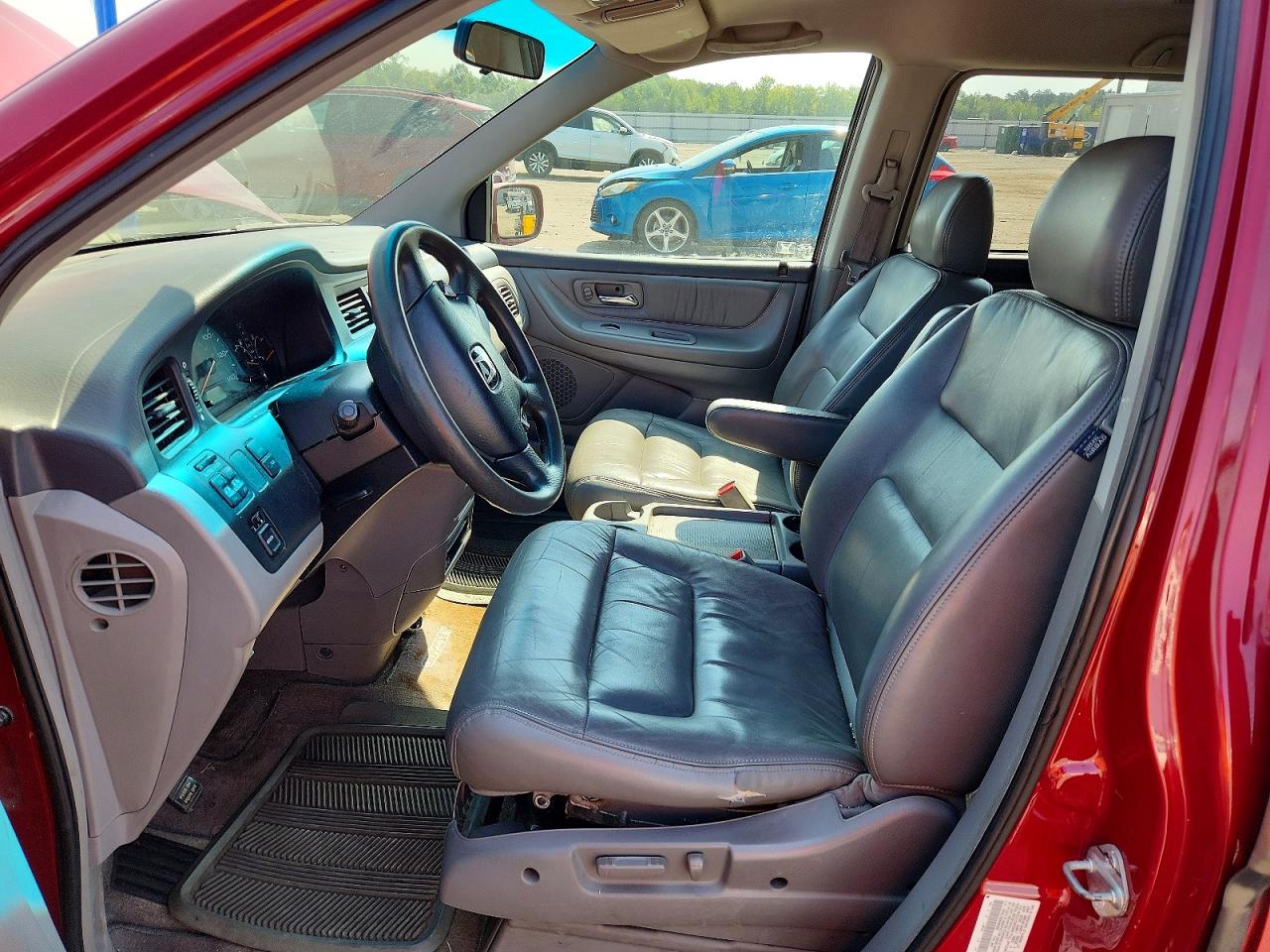 2003 Honda Odyssey Exl Burgundy vin: 5FNRL18033B052057