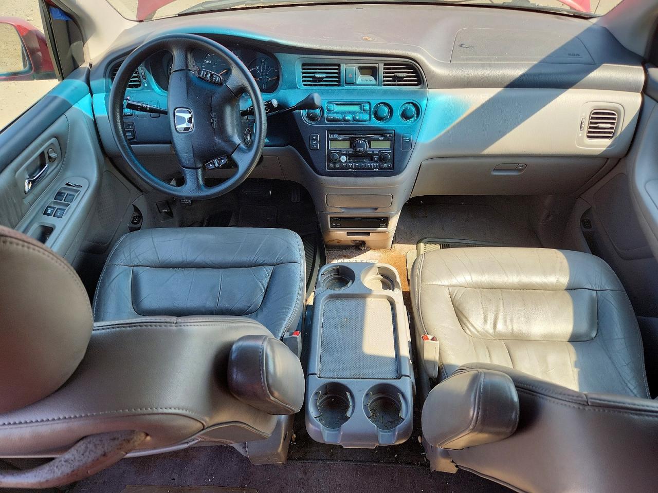 2003 Honda Odyssey Exl Burgundy vin: 5FNRL18033B052057