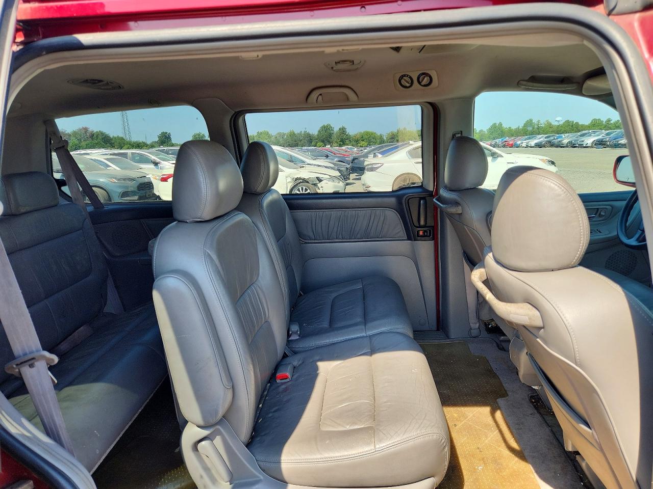 2003 Honda Odyssey Exl Burgundy vin: 5FNRL18033B052057
