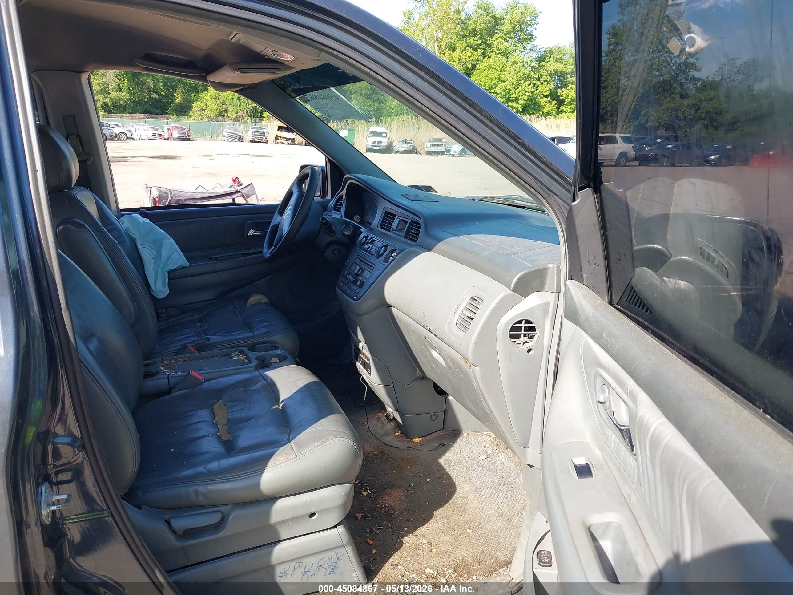 2003 Honda Odyssey Ex-l Gray vin: 5FNRL18033B156693