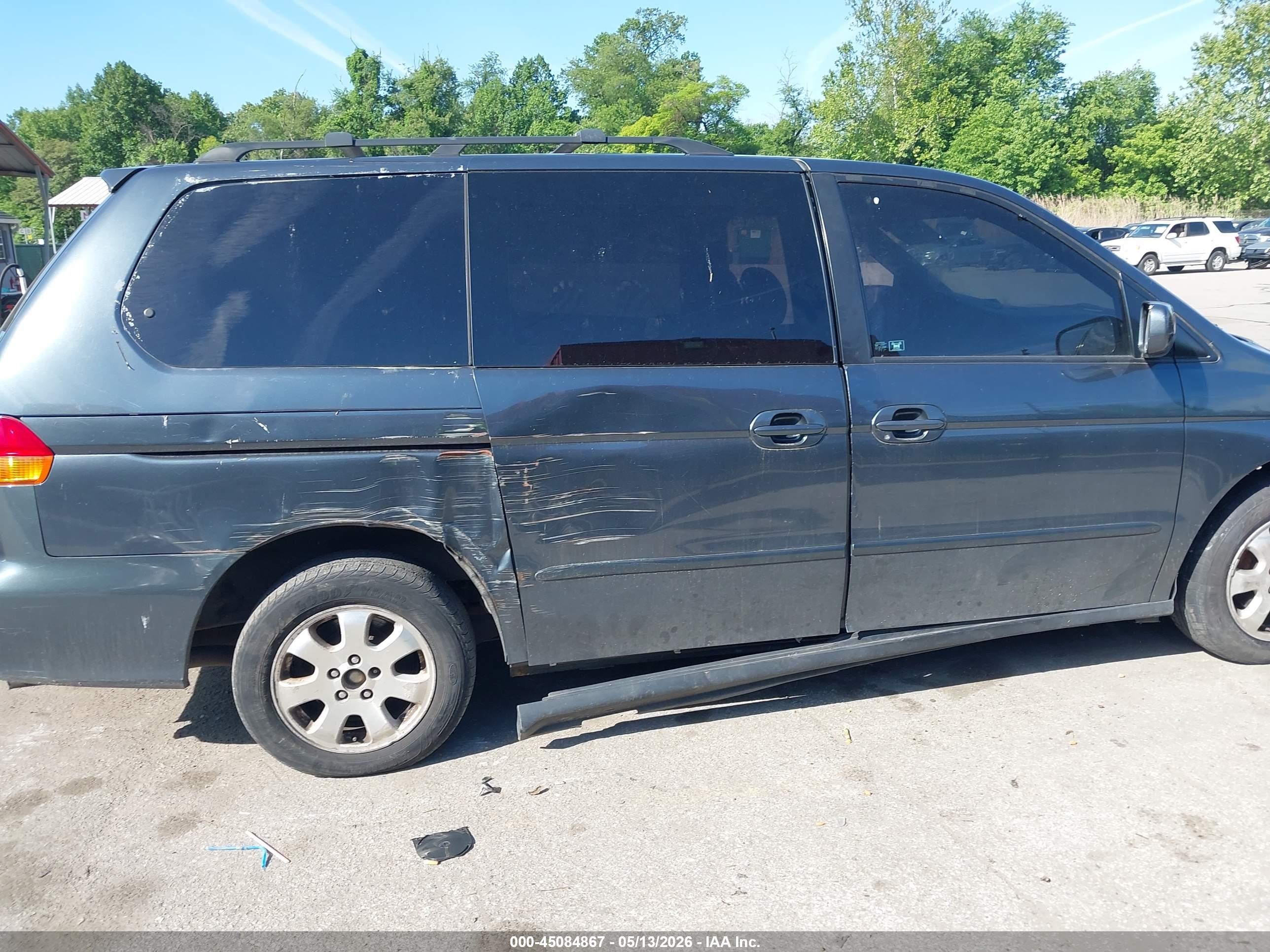2003 Honda Odyssey Ex-l Gray vin: 5FNRL18033B156693