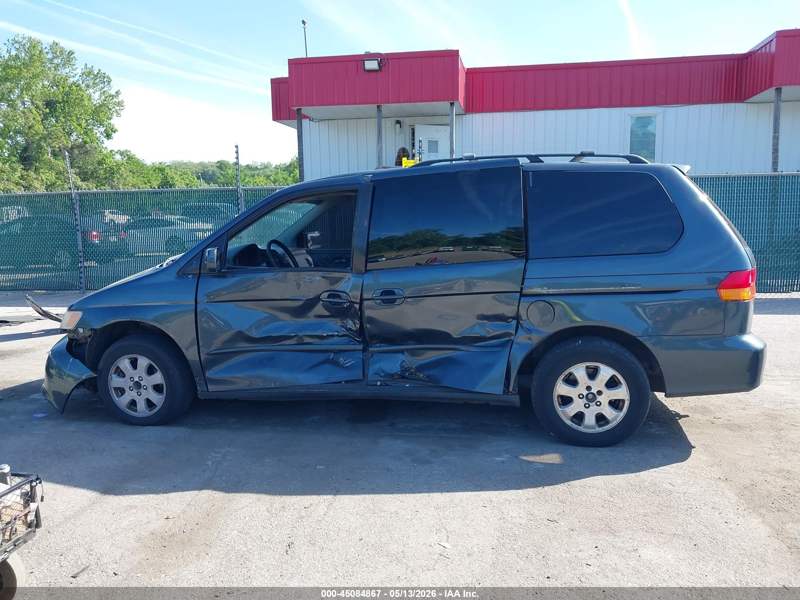 2003 Honda Odyssey Ex-l Gray vin: 5FNRL18033B156693