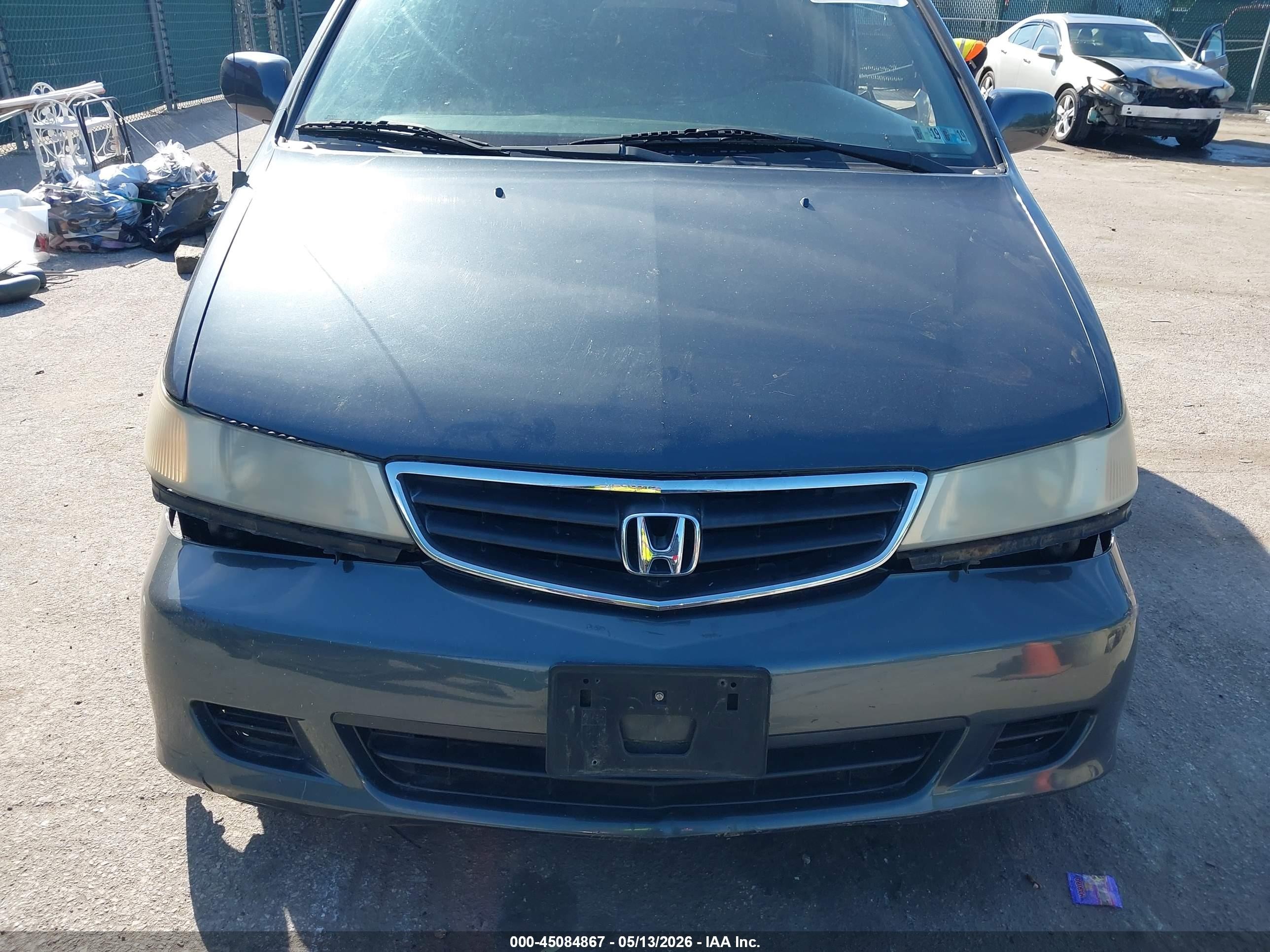 2003 Honda Odyssey Ex-l Gray vin: 5FNRL18033B156693