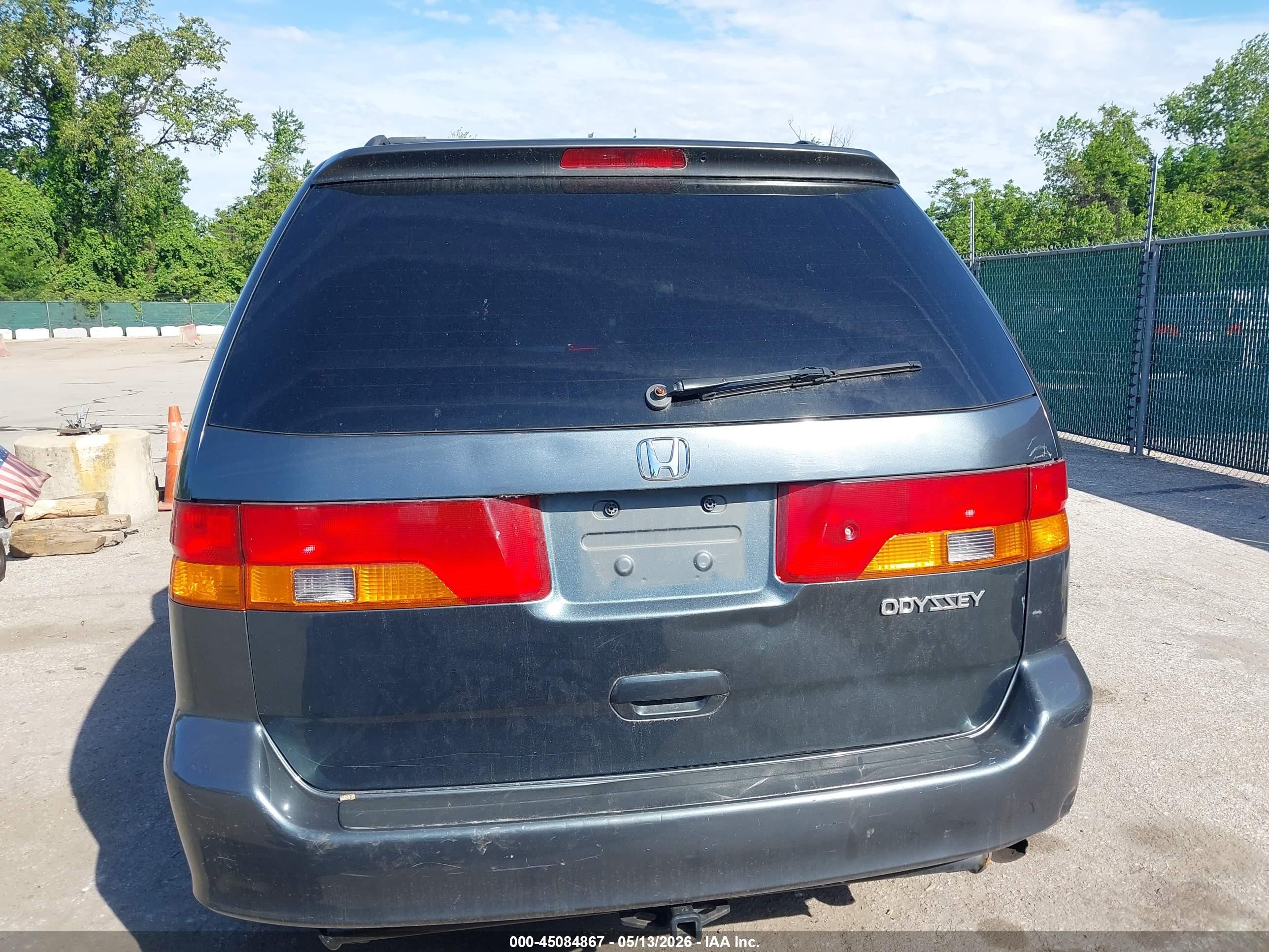 2003 Honda Odyssey Ex-l Gray vin: 5FNRL18033B156693