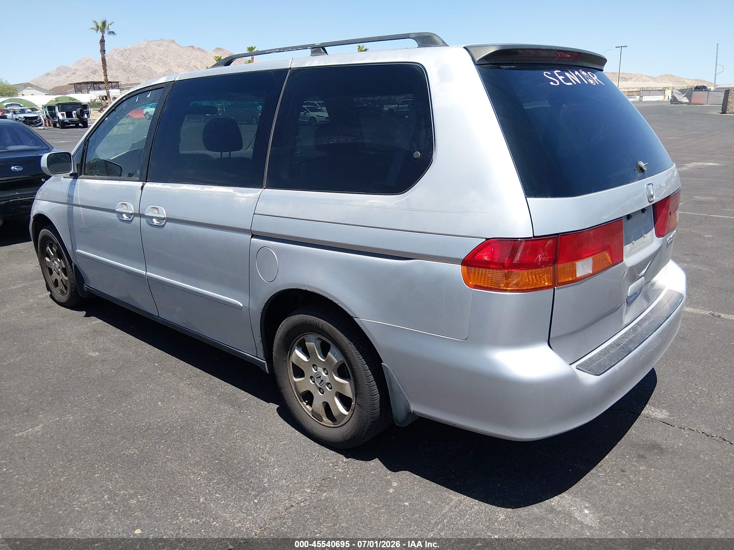 2004 Honda Odyssey Ex-l Silver vin: 5FNRL18034B002180