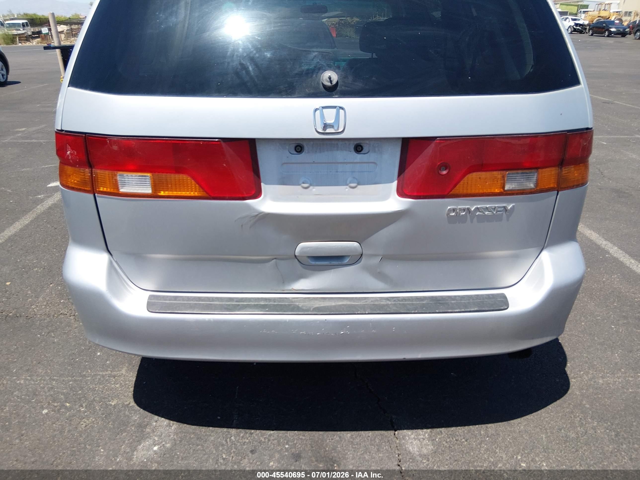 2004 Honda Odyssey Ex-l Silver vin: 5FNRL18034B002180