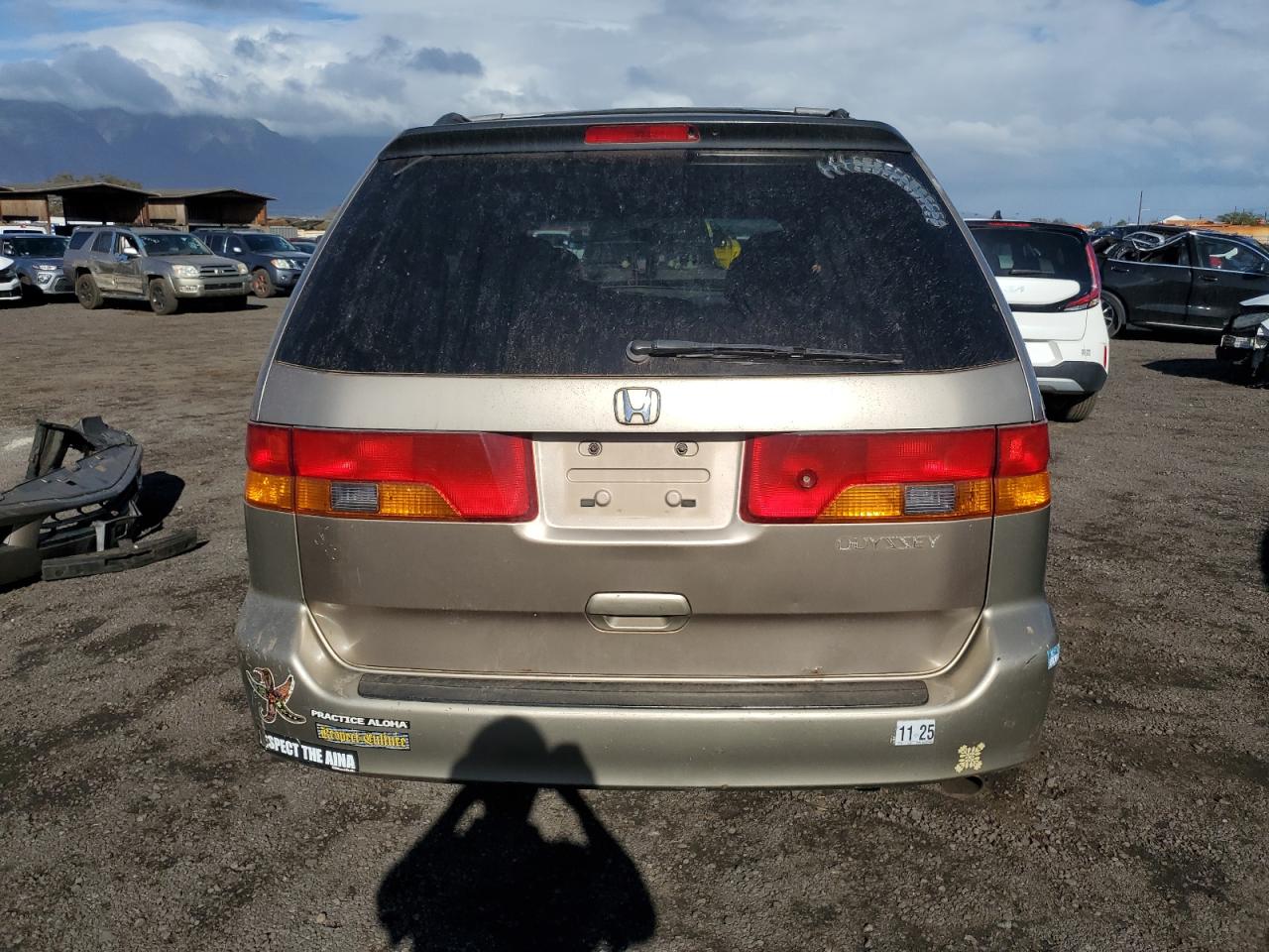 2003 Honda Odessey Gold vin: 5FNRL18043B124450