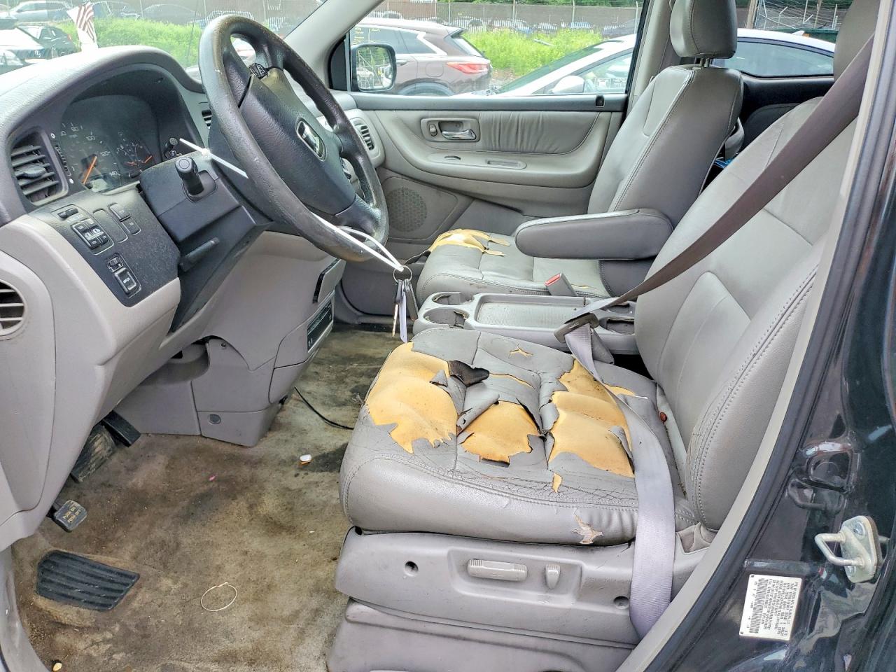 2003 Honda Odyssey Exl Black vin: 5FNRL18043B155097