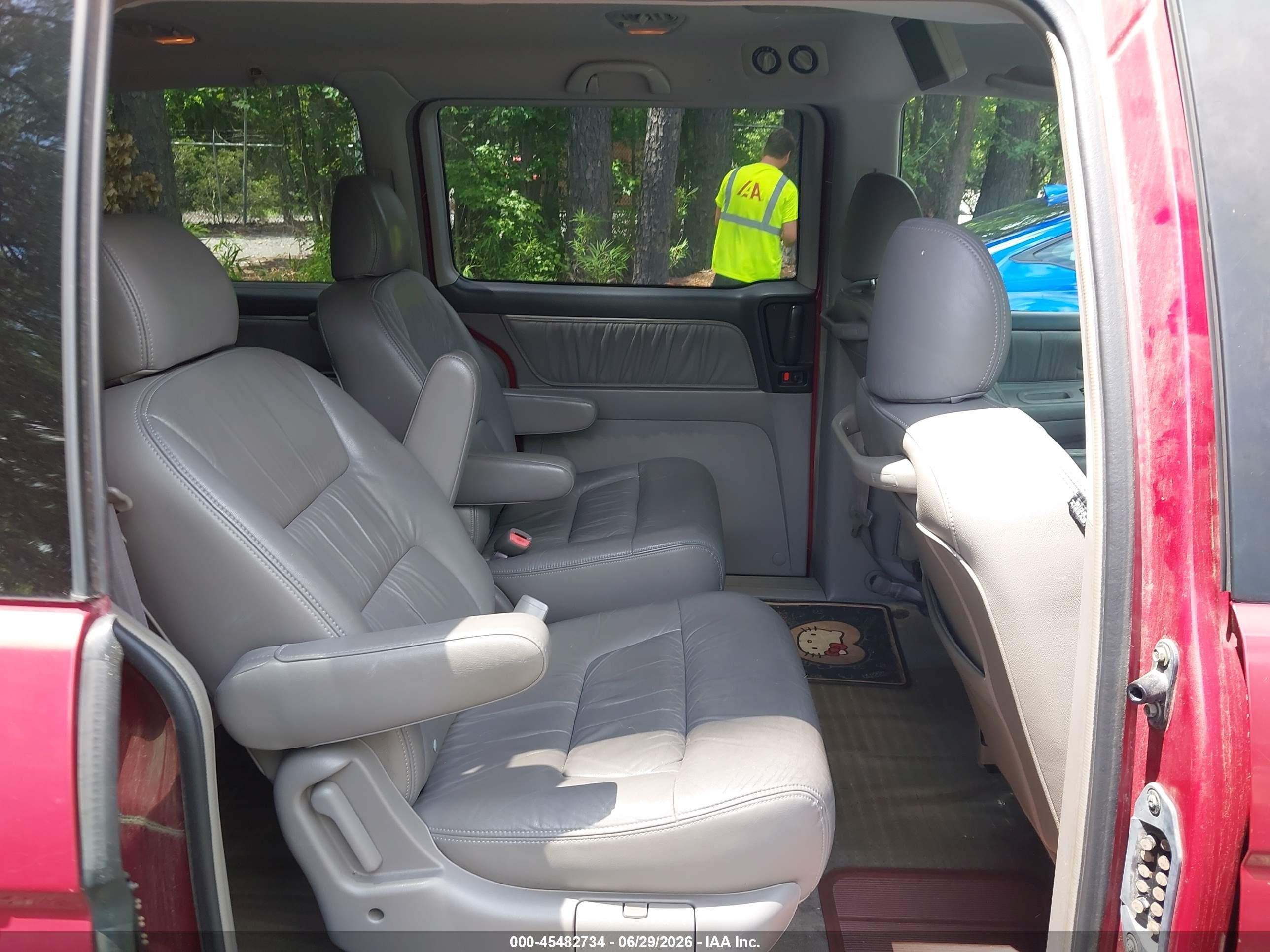 2003 Honda Odyssey Ex-l Red vin: 5FNRL18063B092987