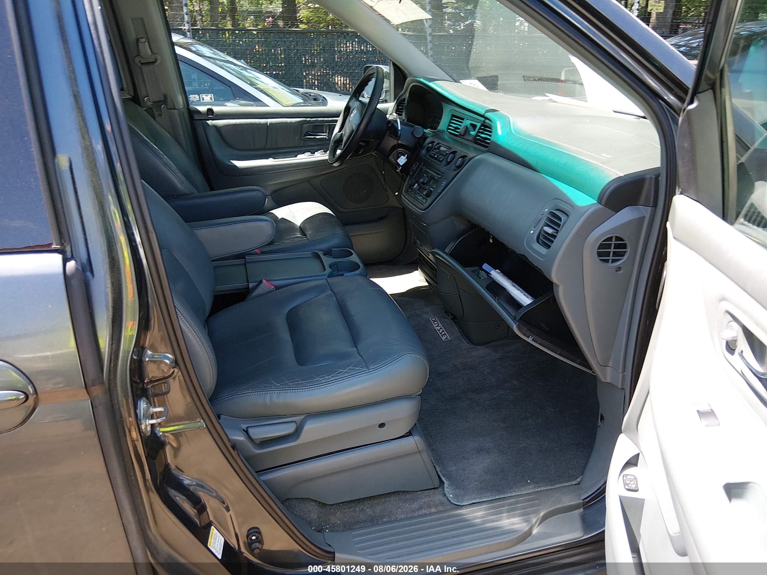 2004 Honda Odyssey Ex-l Blue vin: 5FNRL18064B005820