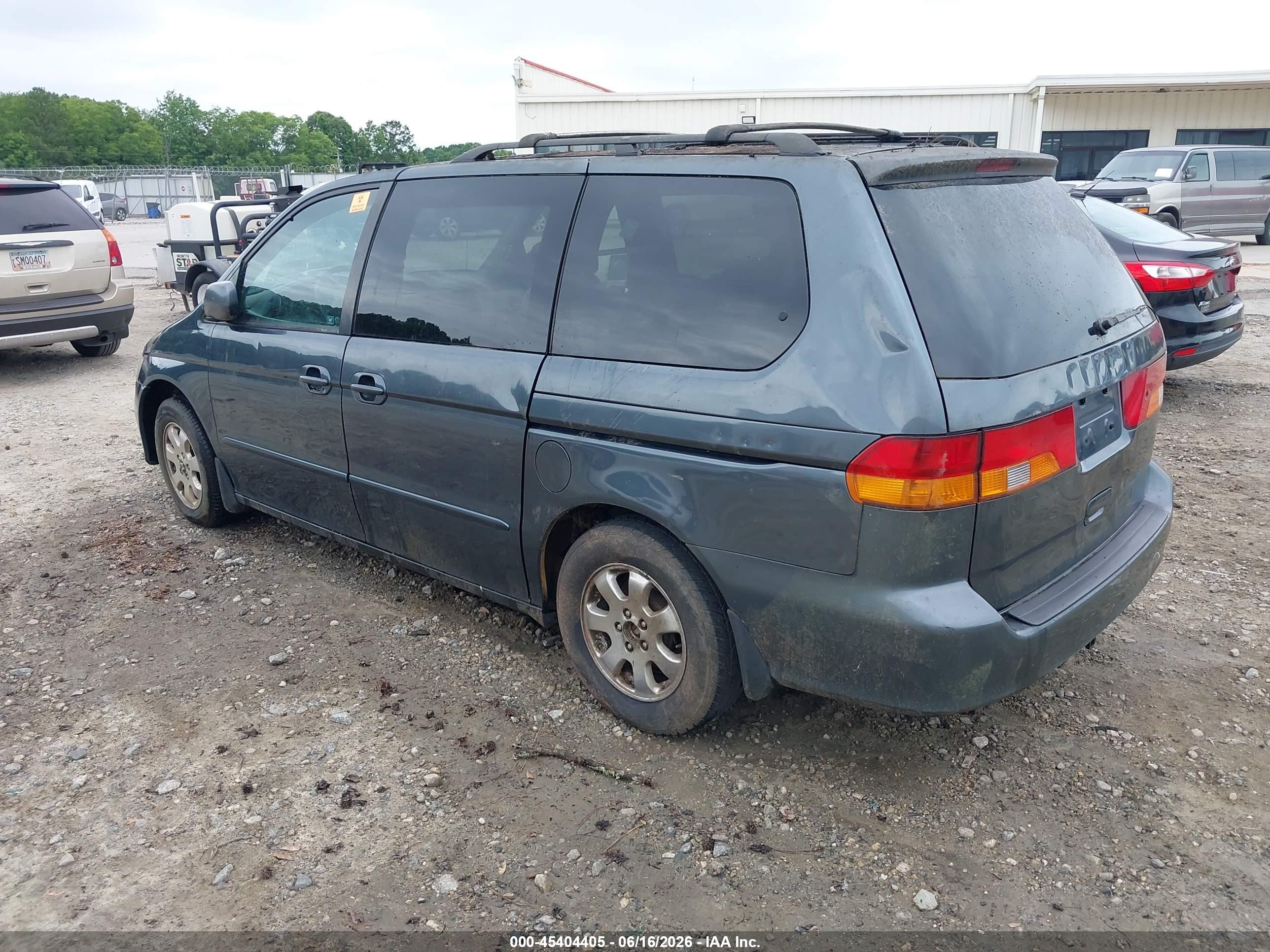 2003 Honda Odyssey Ex-l Green vin: 5FNRL18073B073333