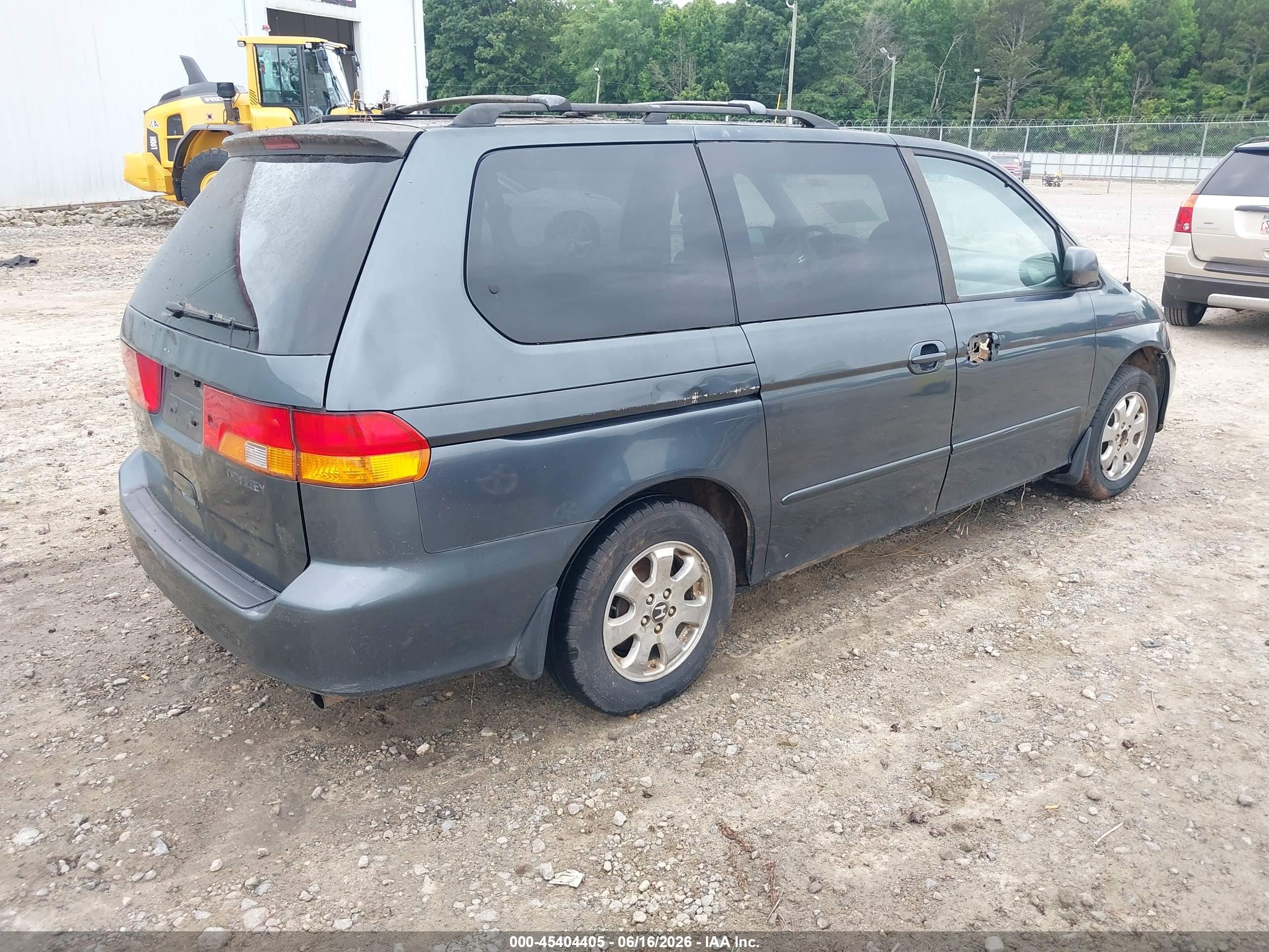 2003 Honda Odyssey Ex-l Green vin: 5FNRL18073B073333