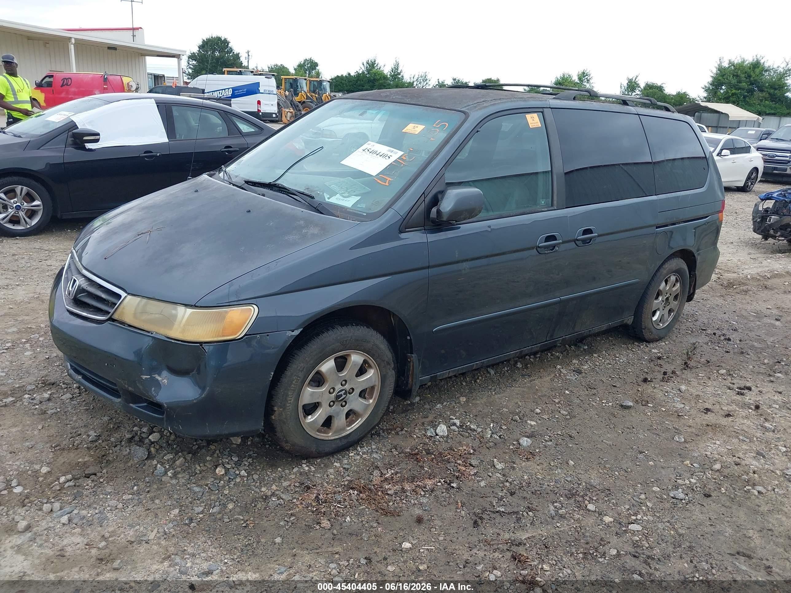 2003 Honda Odyssey Ex-l Green vin: 5FNRL18073B073333