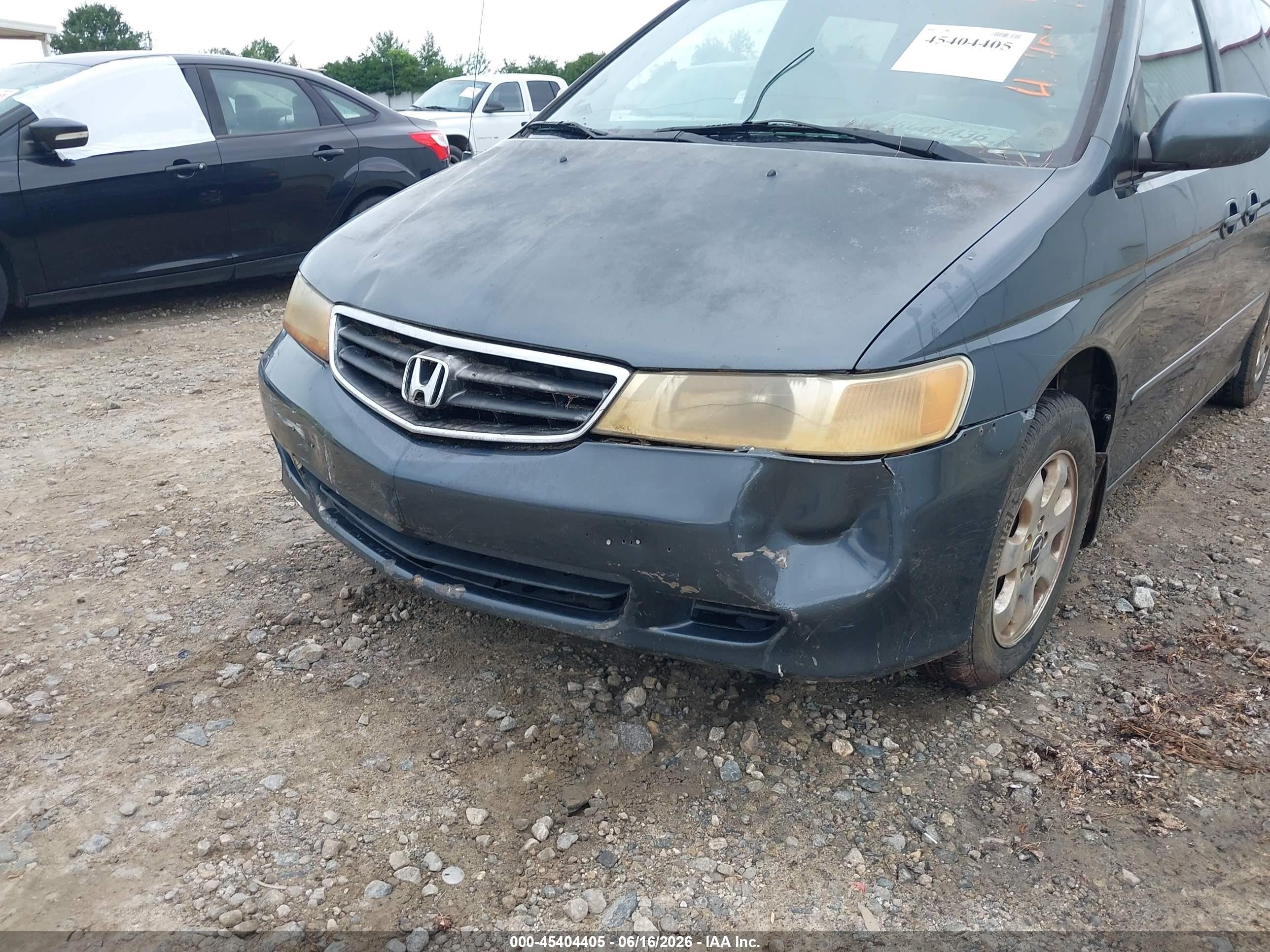 2003 Honda Odyssey Ex-l Green vin: 5FNRL18073B073333